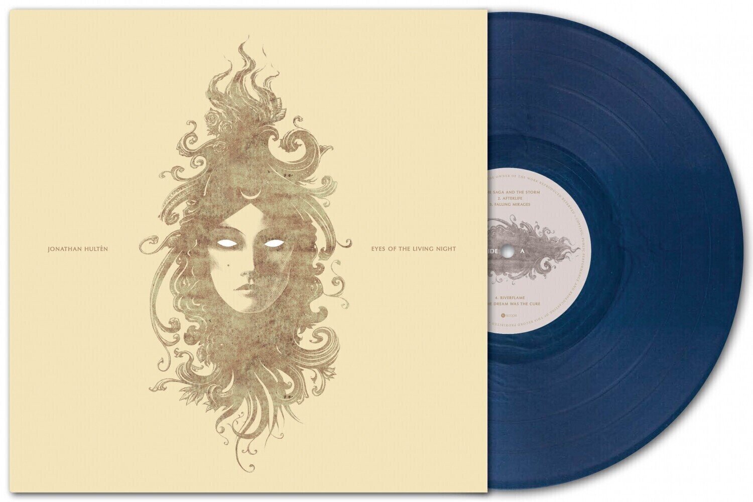 Vinilinė plokštelė Jonathan Hultén - Eyes Of The Living Night (Limited Edition) (Pearl /Blue Coloured) (LP)