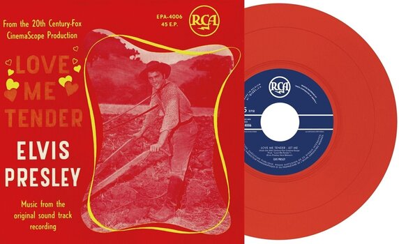 Schallplatte Elvis Presley - Love Me Tender (Limited Edition) (Red Coloured) (LP) - 1