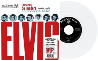 LP plošča Elvis Presley - Corazón De Madera (Limited Edition) (White Coloured) (7")