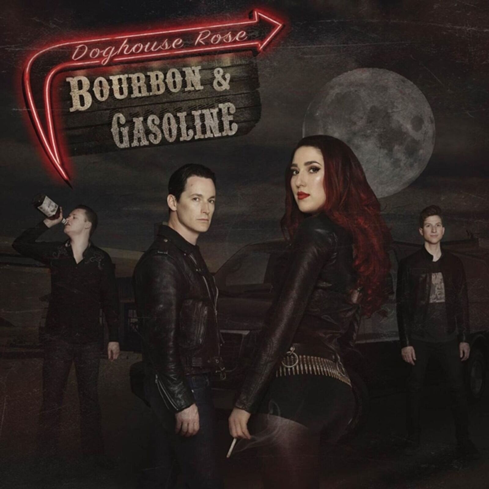 Schallplatte Doghouse Rose - Bourbon & Gasoline (LP)