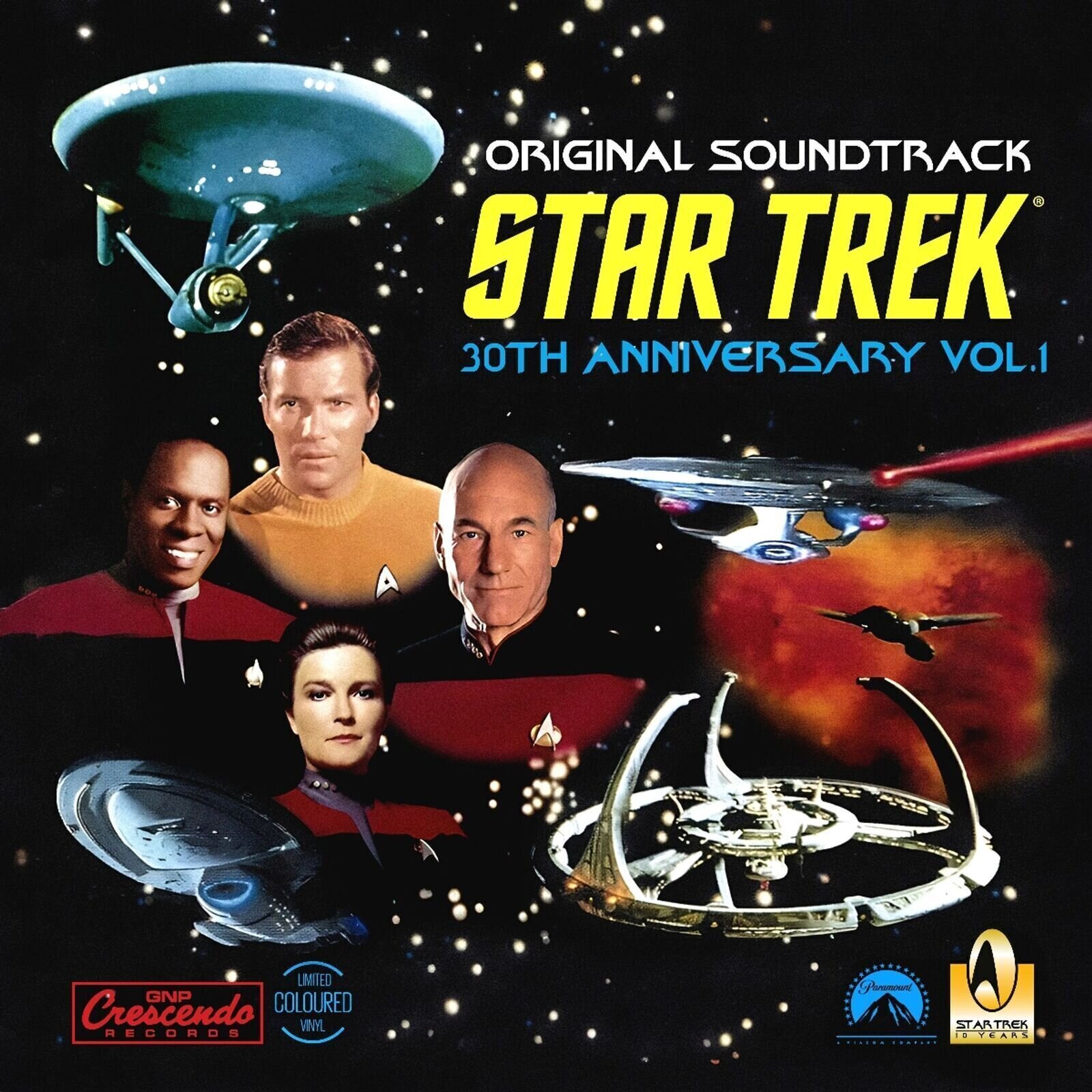 Disco in vinile Various Artists - Star Trek (Limited Edition) (Red/Black Splatter Coloured) (LP)