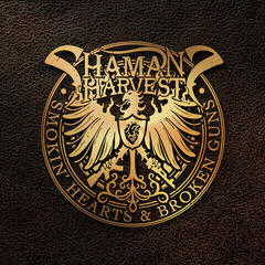 Disque vinyle Shaman's Harvest - Smokin' Hearts & Broken Guns (Limited Edition) (Gold Coloured) (LP)