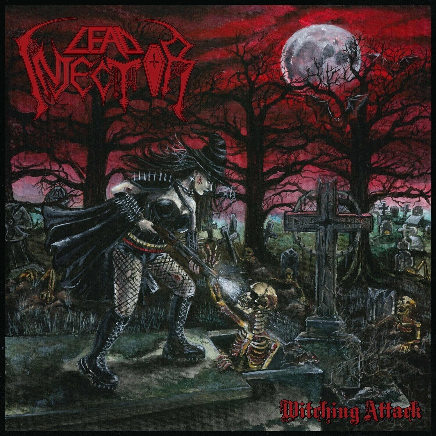 LP deska Lead Injector - Witching Attack (Limited Edition) (Silver Coloured) (LP)