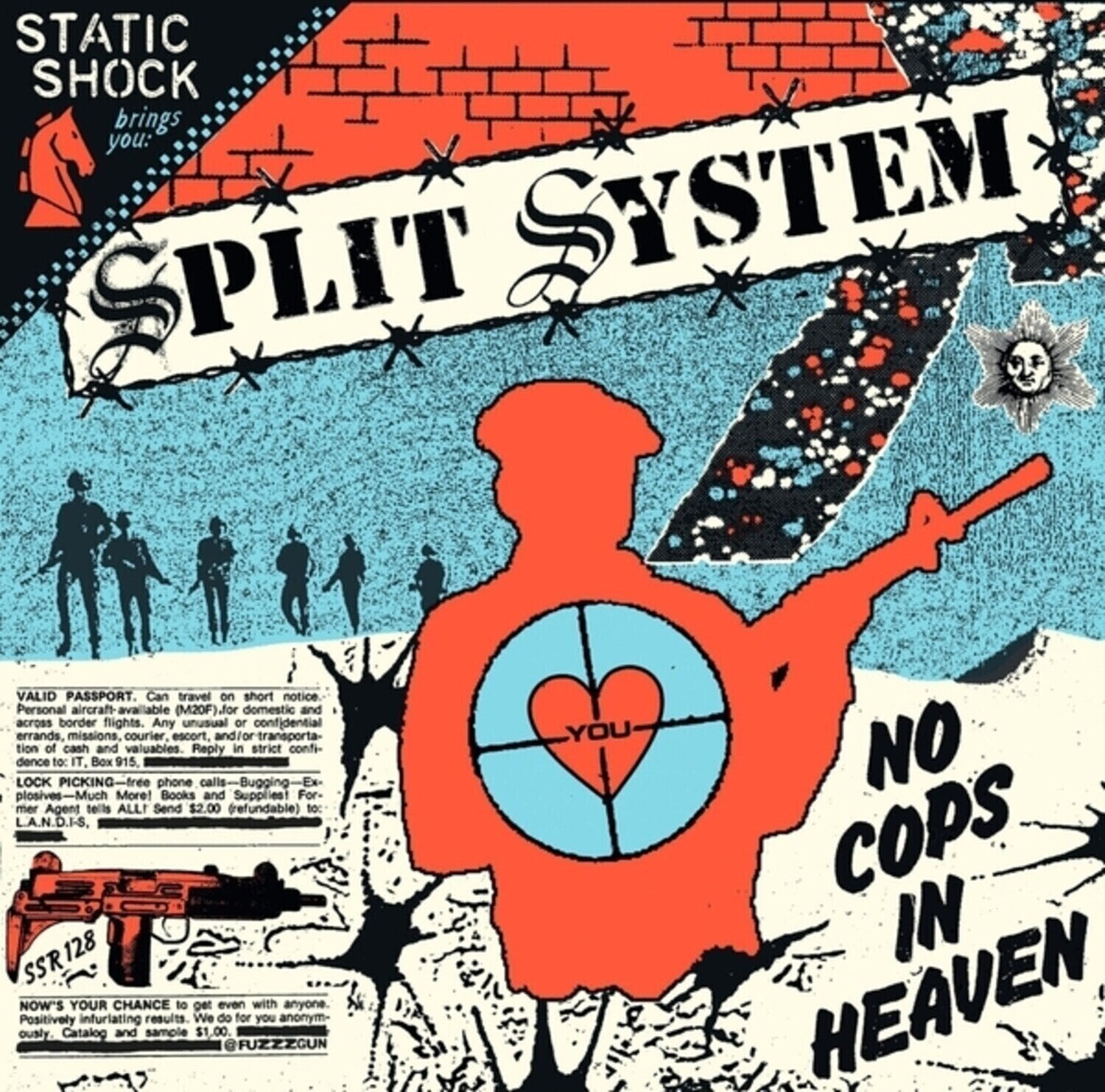 Schallplatte Split System - No Cops In Heaven / Pull The Trigger (LP)