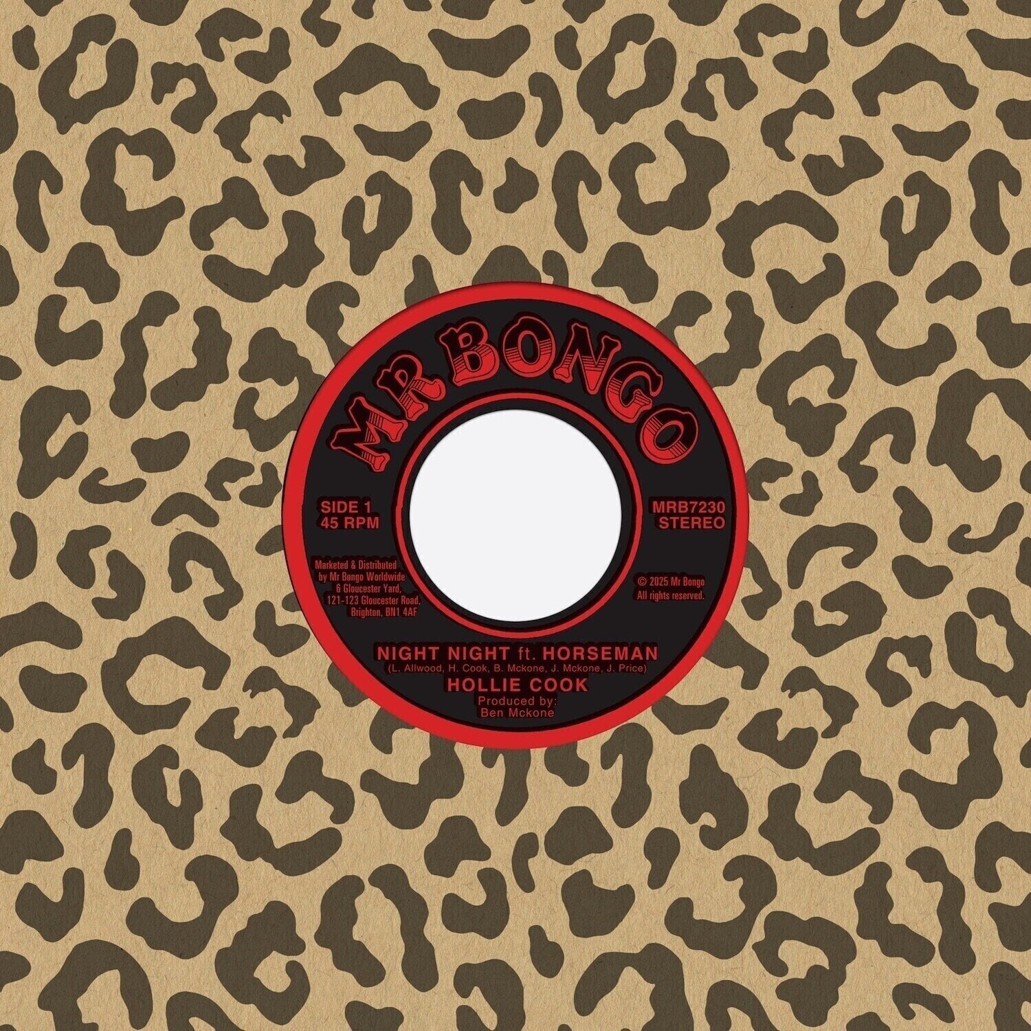 Hanglemez Hollie Cook - Night Night (7")