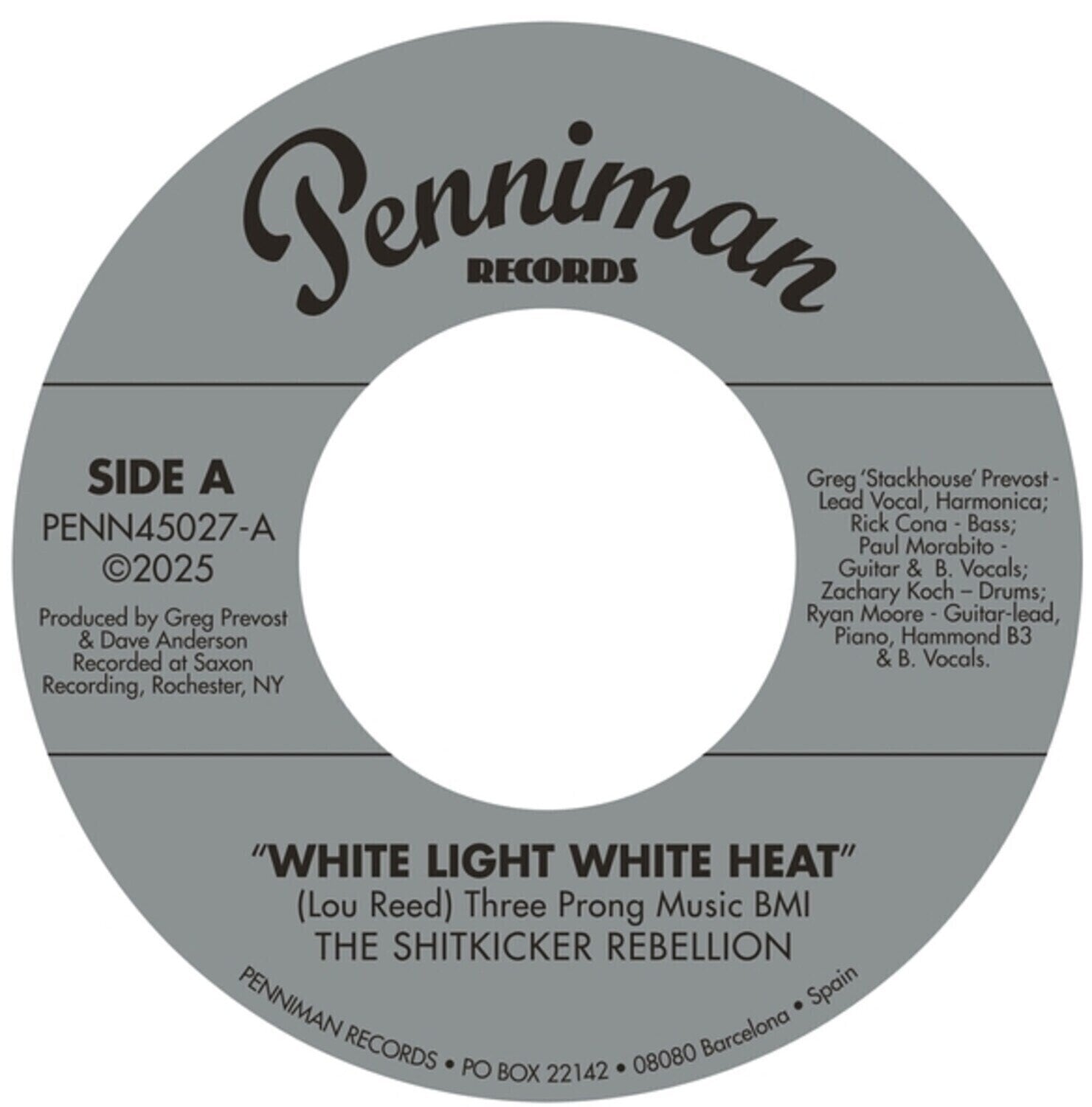 Vinylskiva The Shitkicker Rebellion - White Light White Heat / 99th Floor (LP)