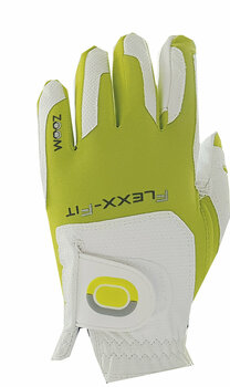 Handschuhe Zoom Gloves Weather Mens Golf Glove White/Lime LH - 1