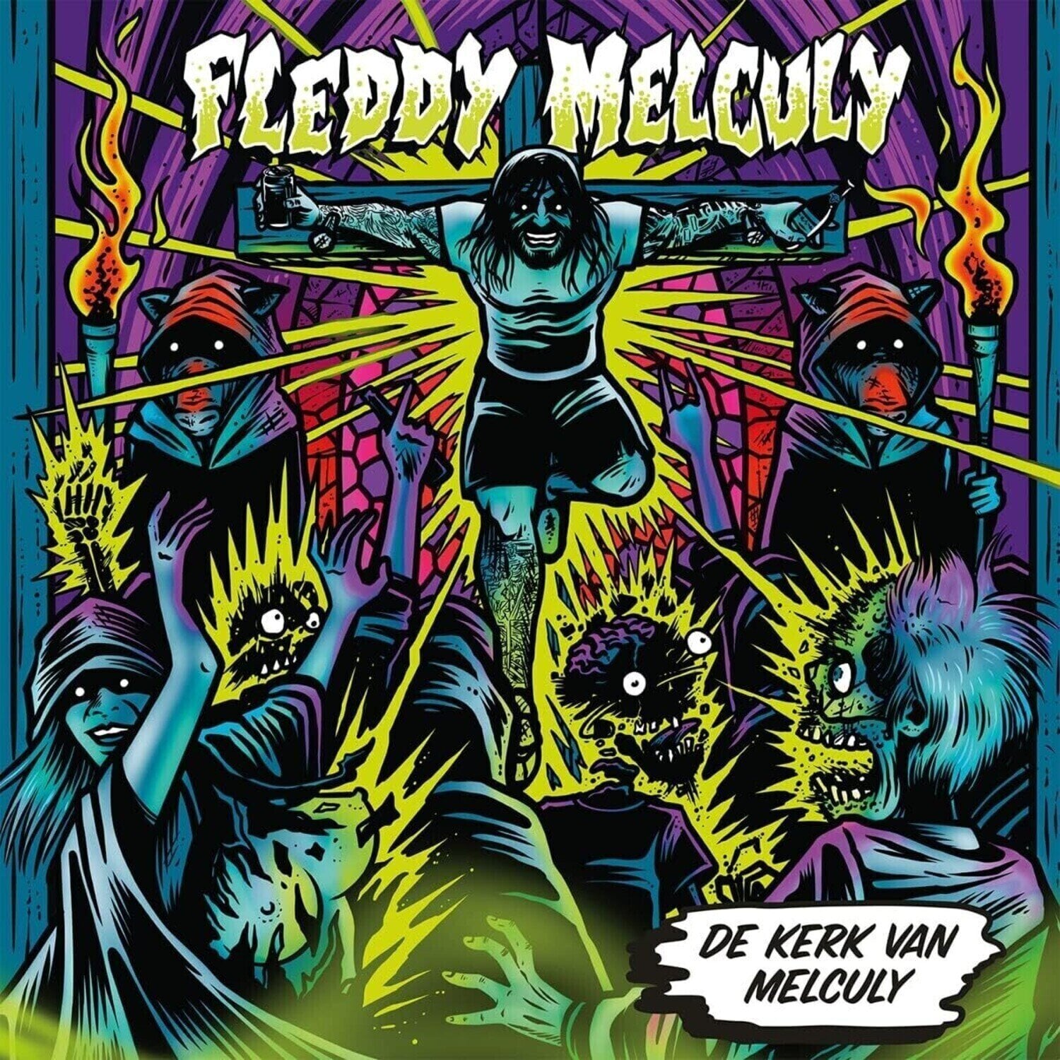 Schallplatte Fleddy Melculy - De Kerk Van Melculy (Limited Edition) (High Quality) (Coloured) (2 LP)