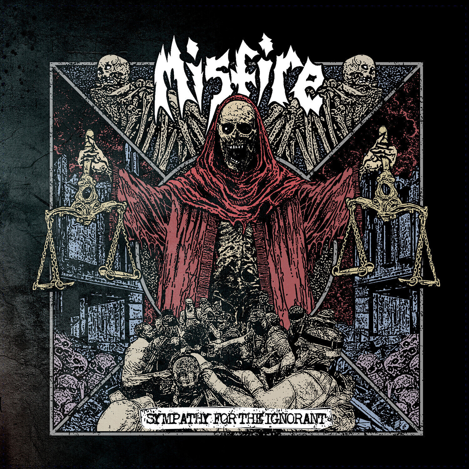 LP deska Misfire - Sympathy For The Ignorant (Limited Edition) (Clear with Ruby Splatter Coloured) (180 g) (LP)