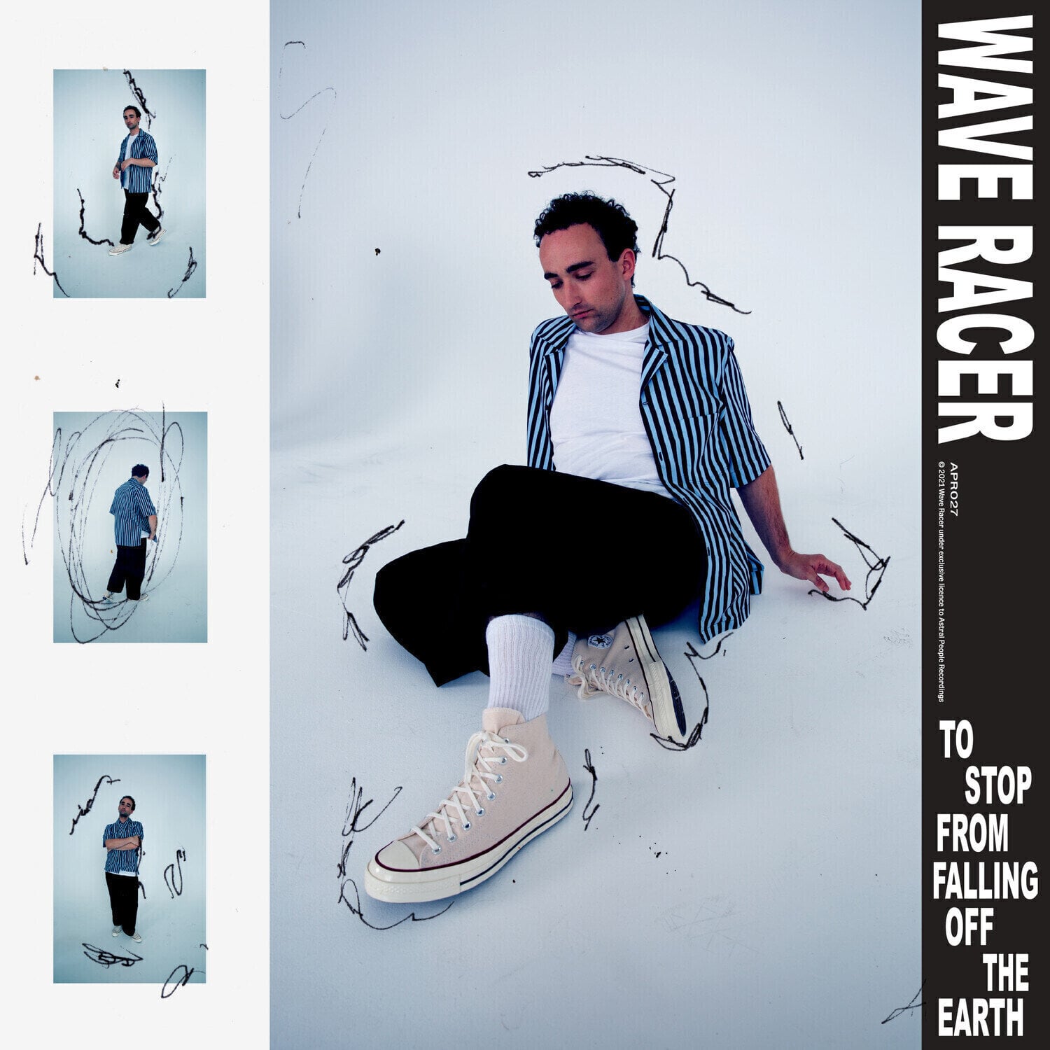 Schallplatte Wave Racer - To Stop From Falling Off The Earth (Blue Coloured) (LP)