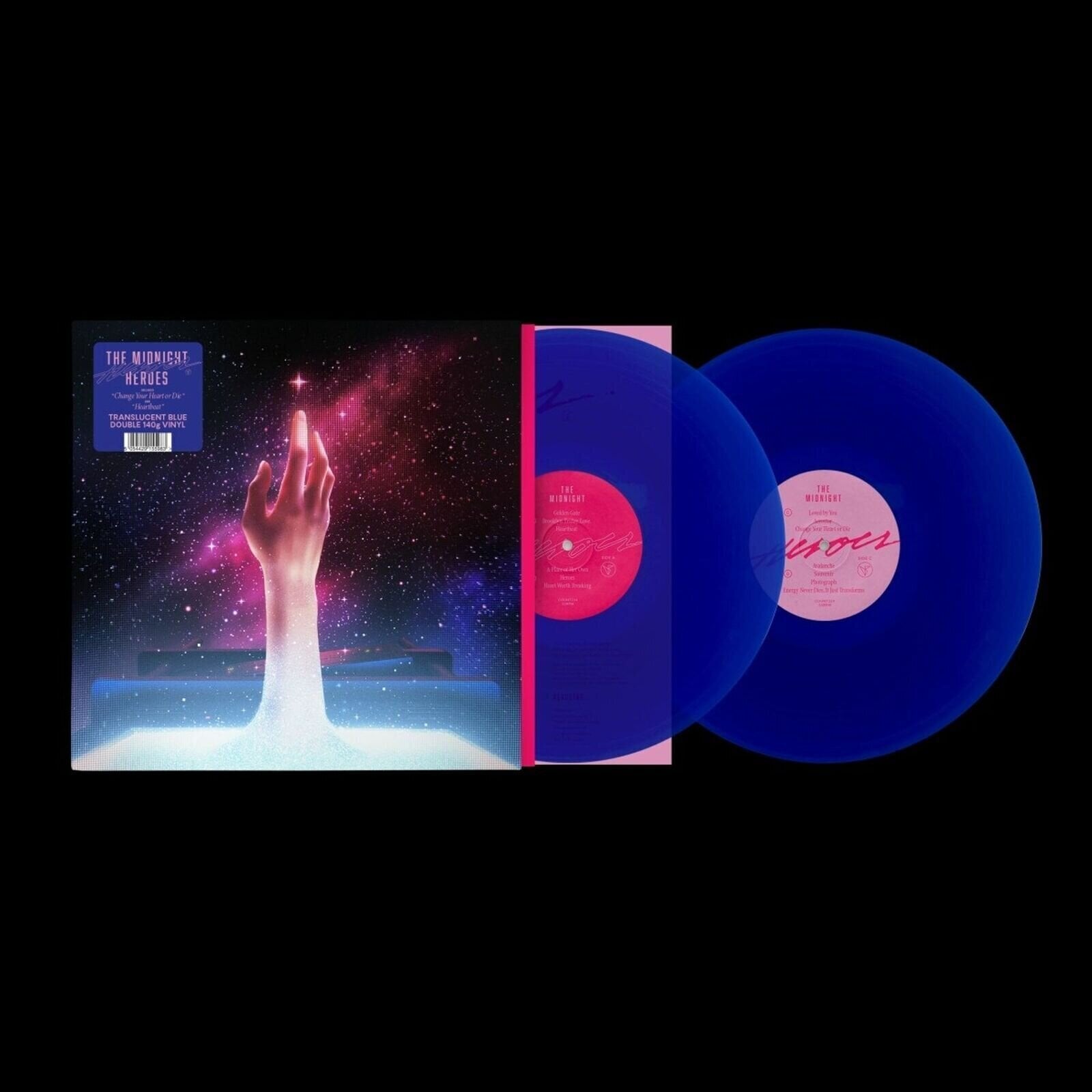 LP The Midnight - Heroes (Translucent Blue Coloured) (2 LP)