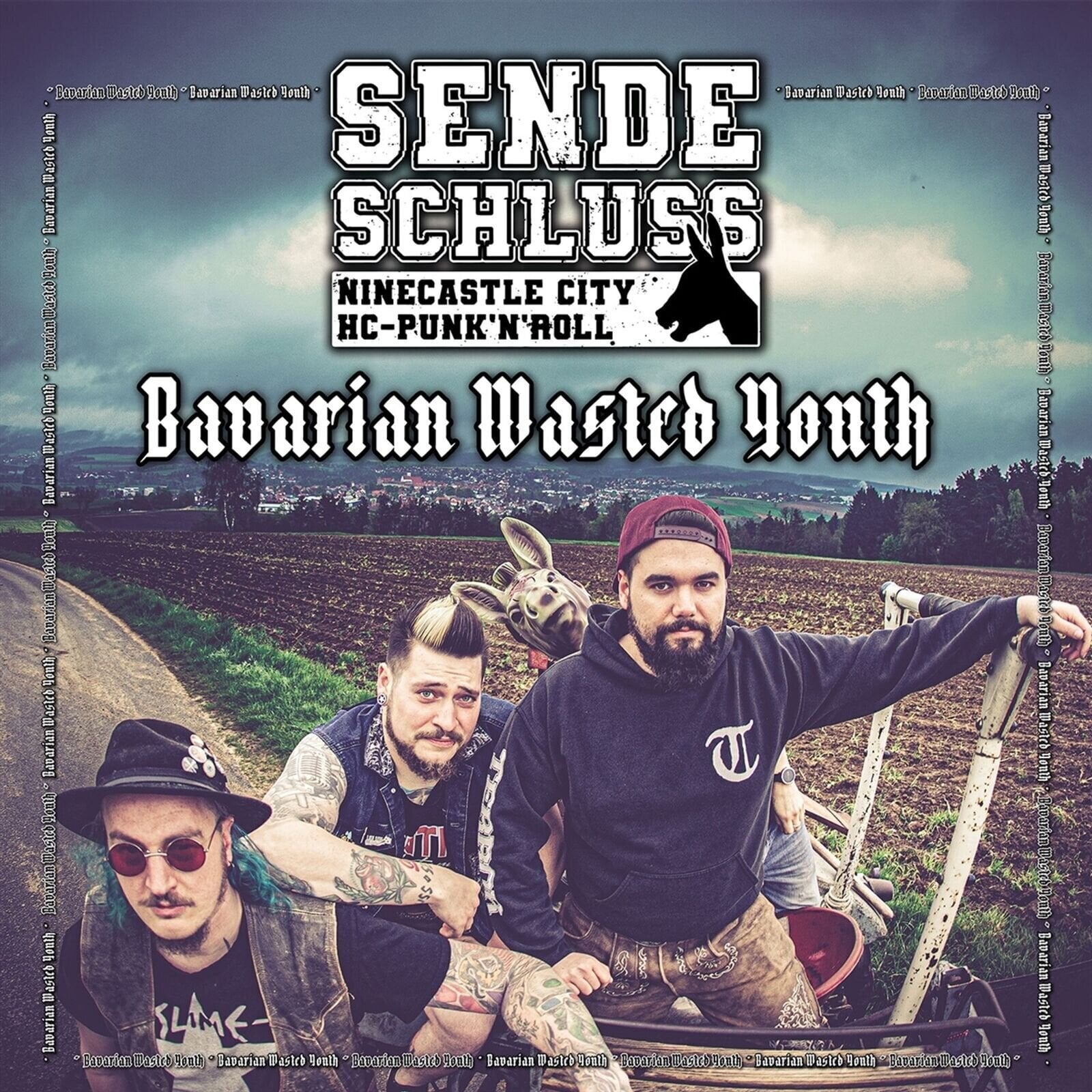 Disque vinyle Sendeschluss - Bavarian Wasted Youth (Blue /White Coloured) (LP)