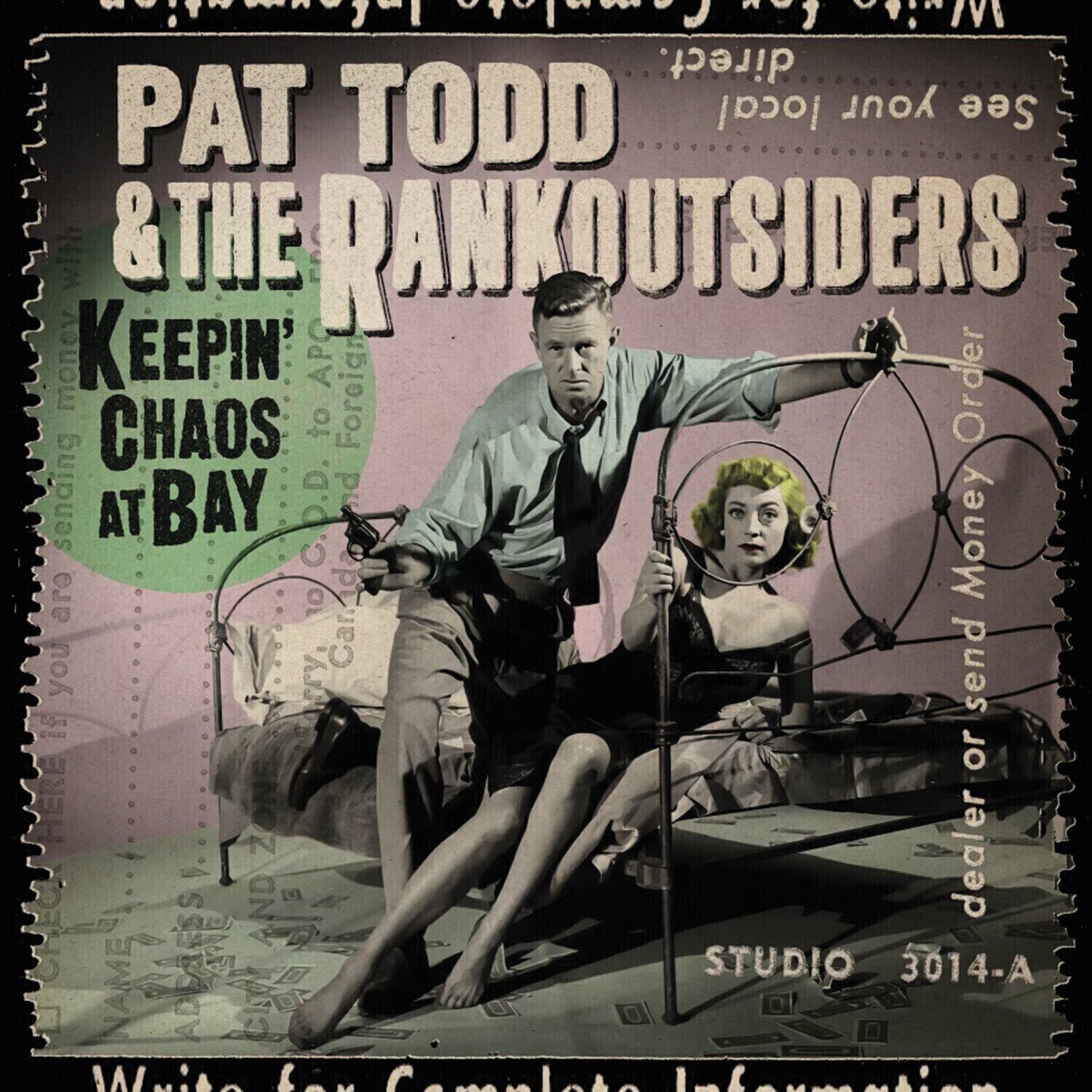 Vinylskiva Pat Todd & The Rankoutsiders - Keepin' Chaos At Bay (LP)