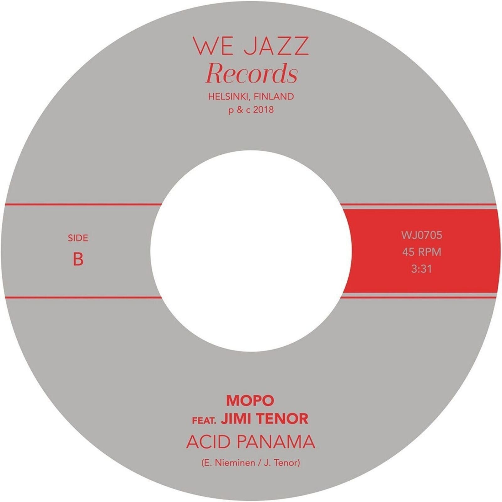 LP ploča Mopo & Jimi Tenor - Riisto / Acid Panama (7")