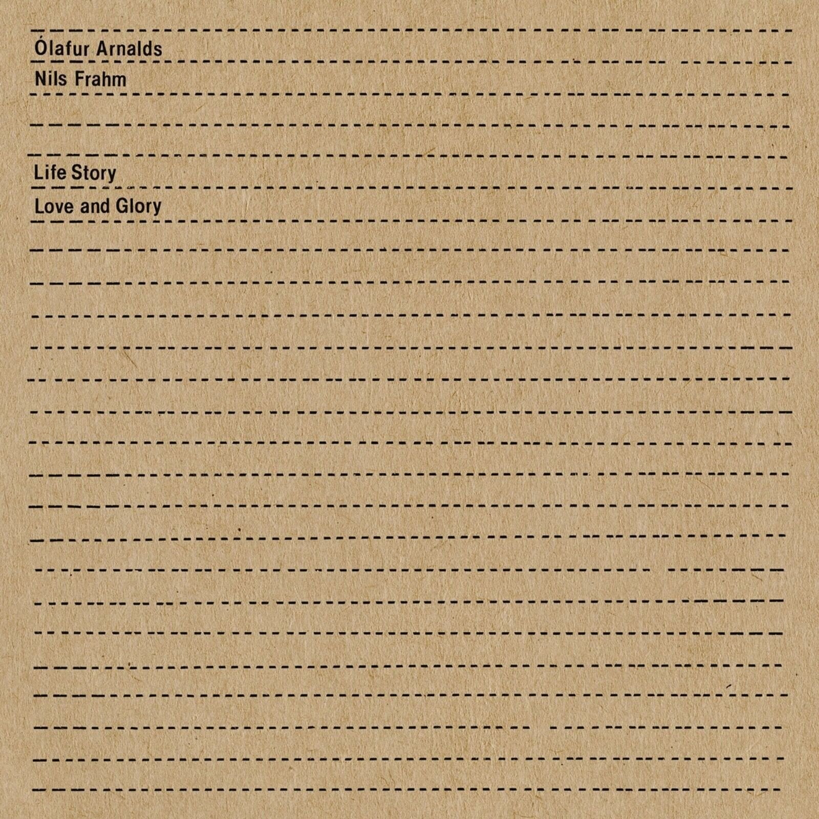 Vinylskiva Ólafur Arnalds & Nils Frahm - Life Story Love And Glory (Limited Edition) (7")