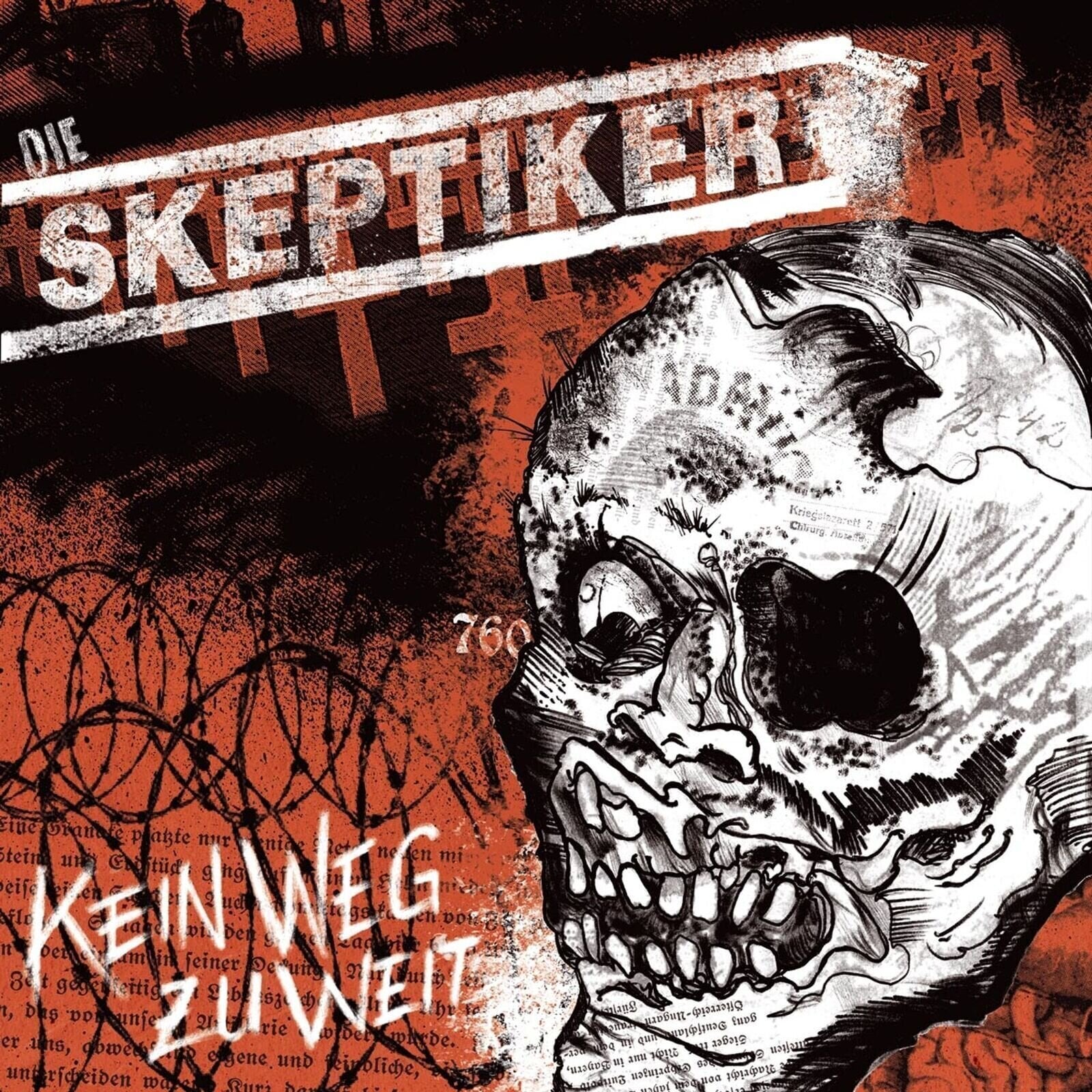 Schallplatte Die Skeptiker - Kein Weg Zu Weit (Limited Edition) (White Label) (Coloured) (LP)