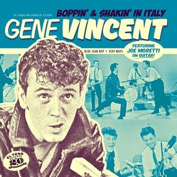 Vinyl Record Gene Vincent - Boppin' & Shakin' In Italy (Golden Coloured) (7") - 1
