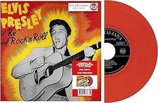 LP deska Elvis Presley - EP Étranger N°15 - Il Re Del Rock'n'Roll (Italie) (Limited Edition) (Red Coloured) (LP)