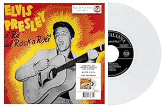 LP deska Elvis Presley - EP Étranger N°15 - Il Re Del Rock'n'Roll (Italie) (Limited Edition) (White Coloured) (LP) - 1