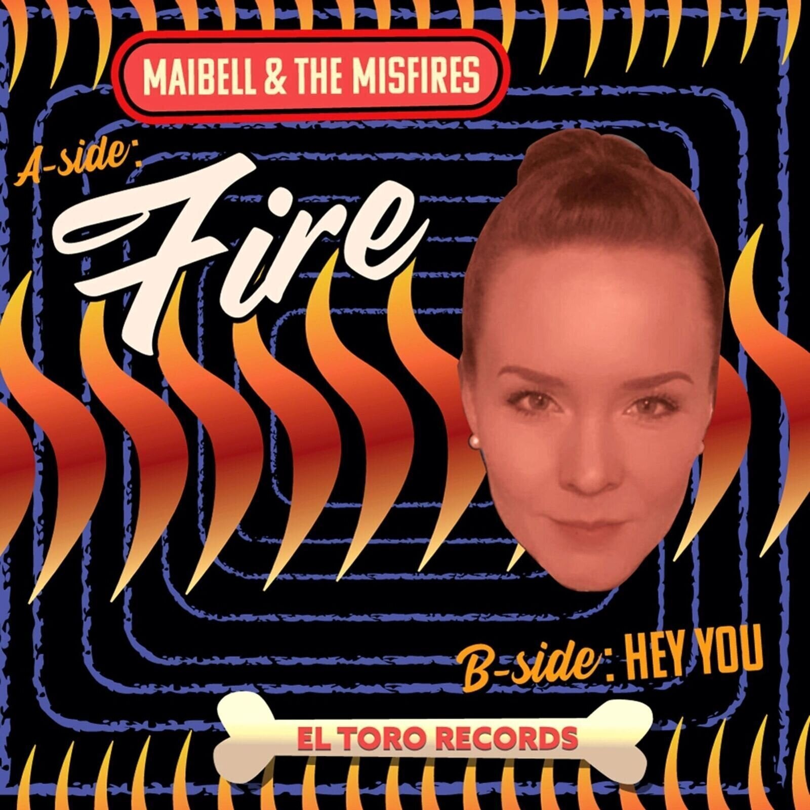 Disque vinyle Maibell & The Misfires - Fire / Hey You (7")