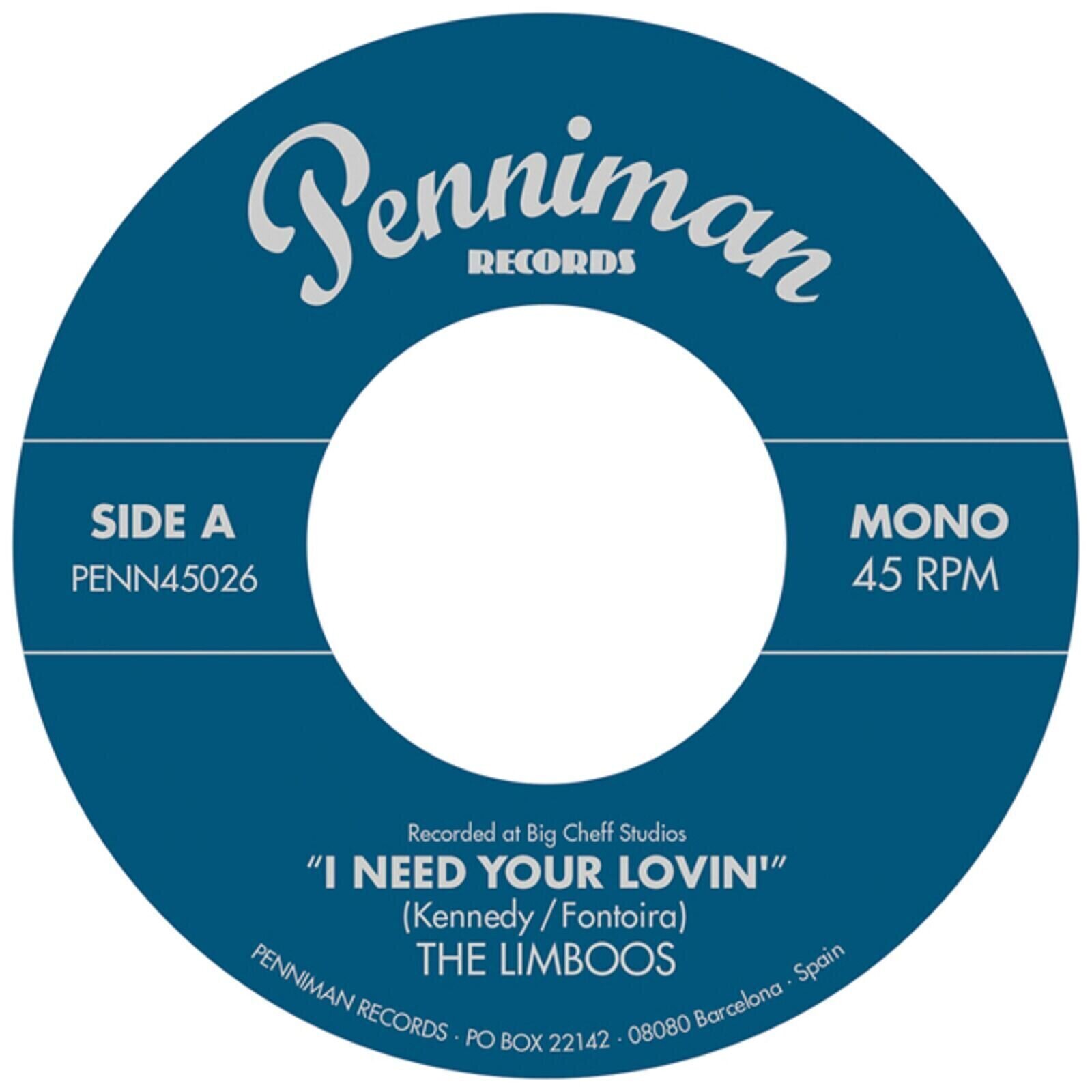 Vinylskiva The Limboos - I Need Your Lovin' / I'm A Fool (LP)