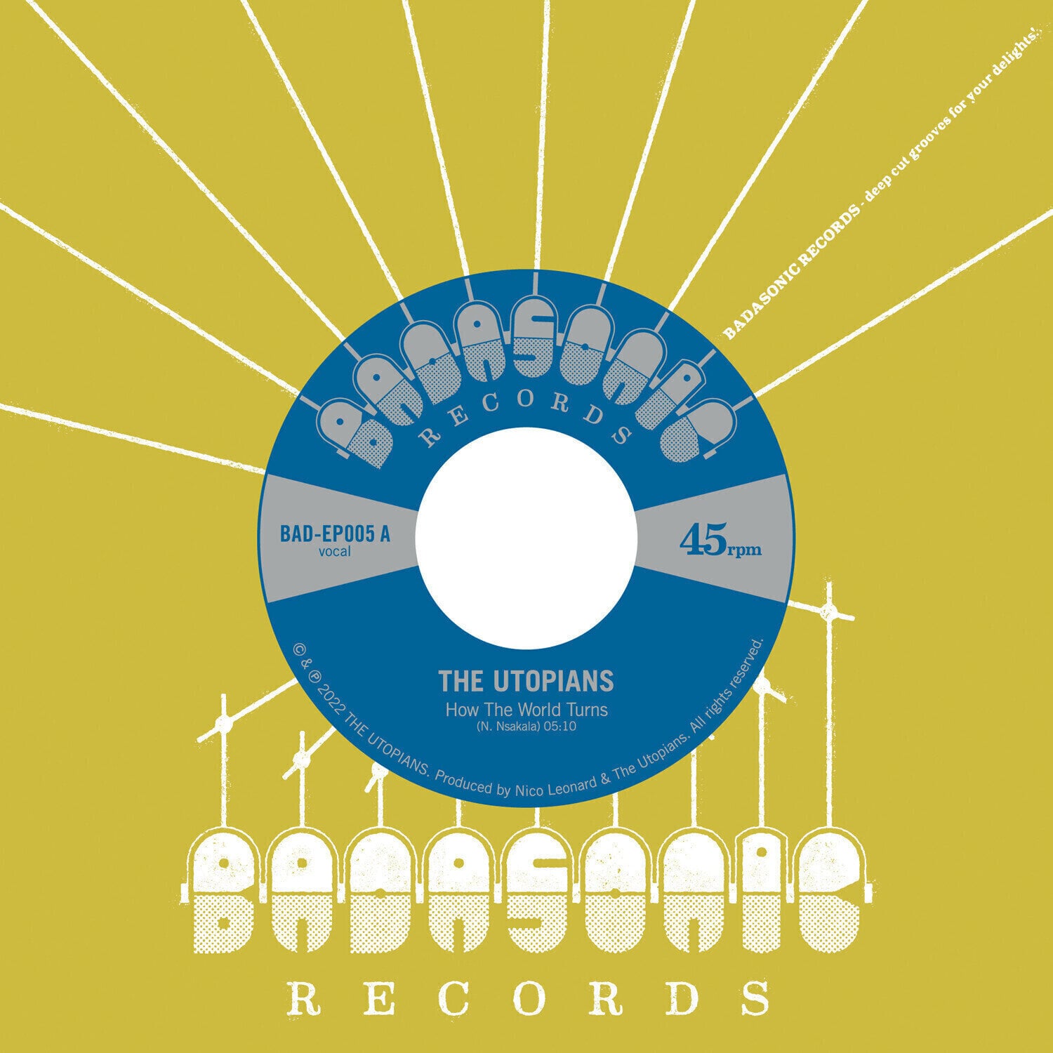 Грамофонна плоча The Utopians - How The World Turns (LP)