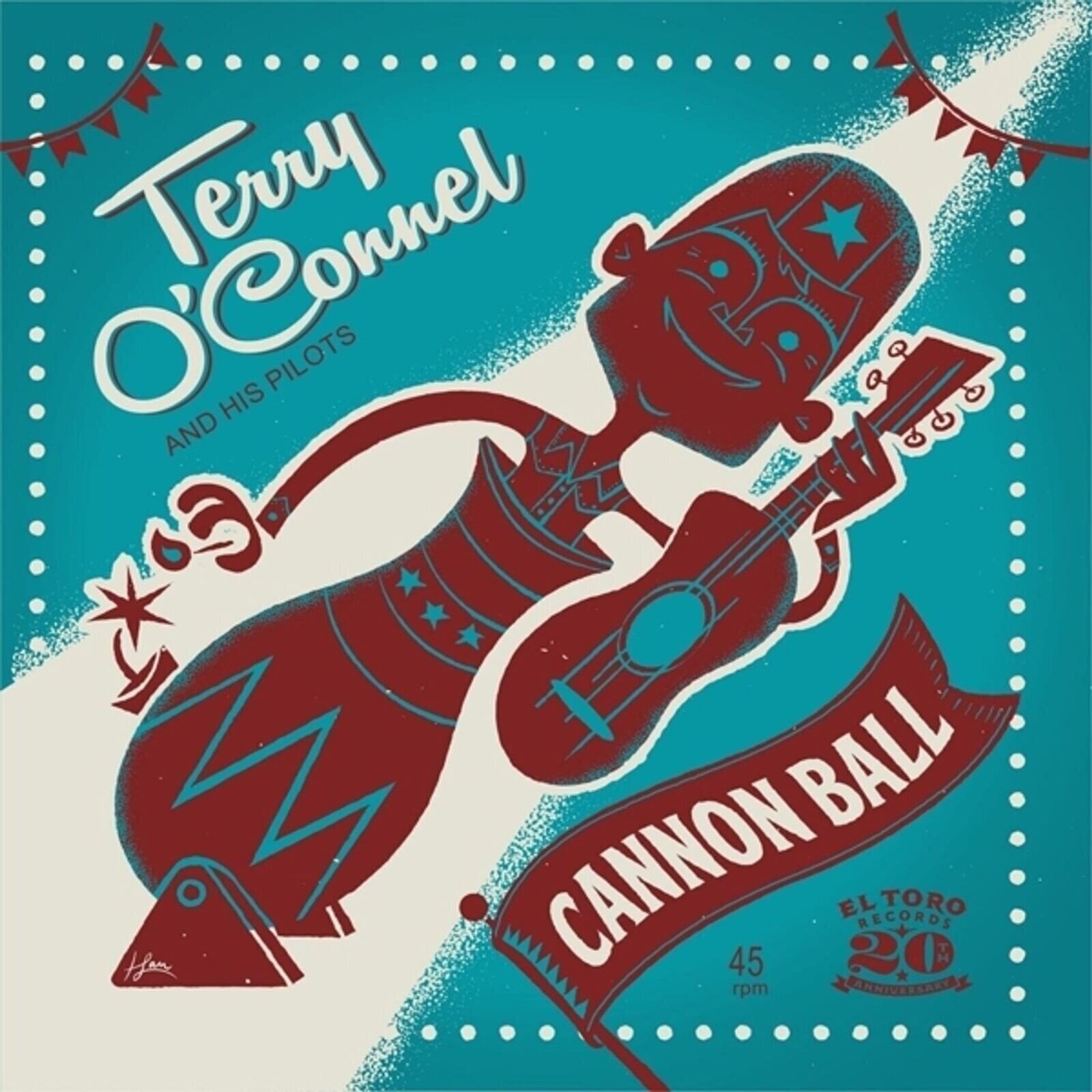 Vinylskiva Terry O'Connel And His Pilots - Cannon Ball (LP)