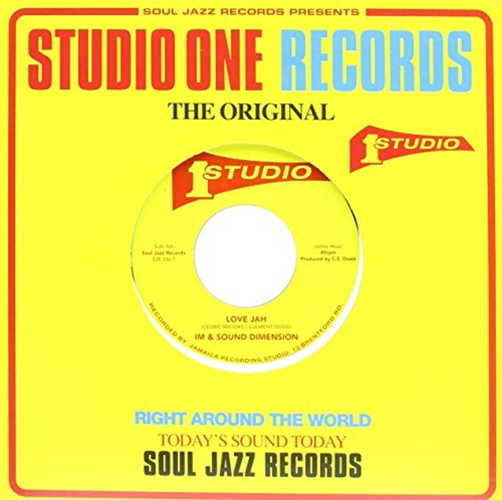 Vinylplade Brentford All Stars & Cedric "Im" Brooks & Sound Dimension - Greedy G / Love Jah (7")