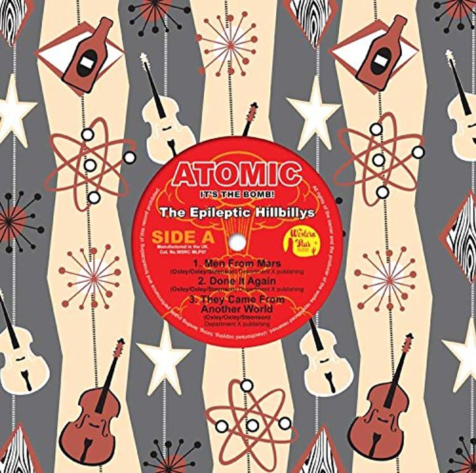 Schallplatte The Epileptic Hillbillys - Atomic - It's The Bomb! (Coloured) (10")