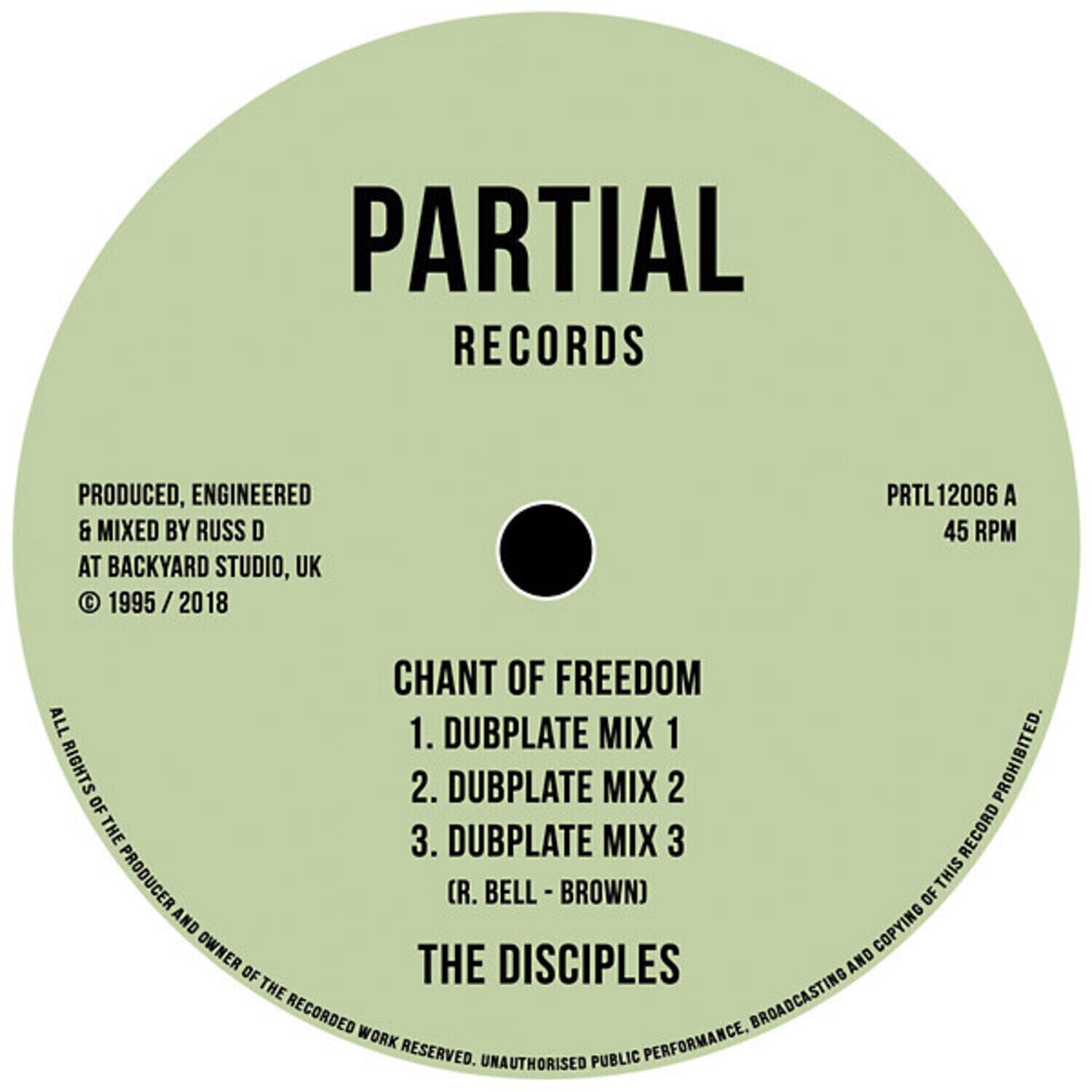 Schallplatte The Disciples - Chant Of Freedom / Armageddon (LP)