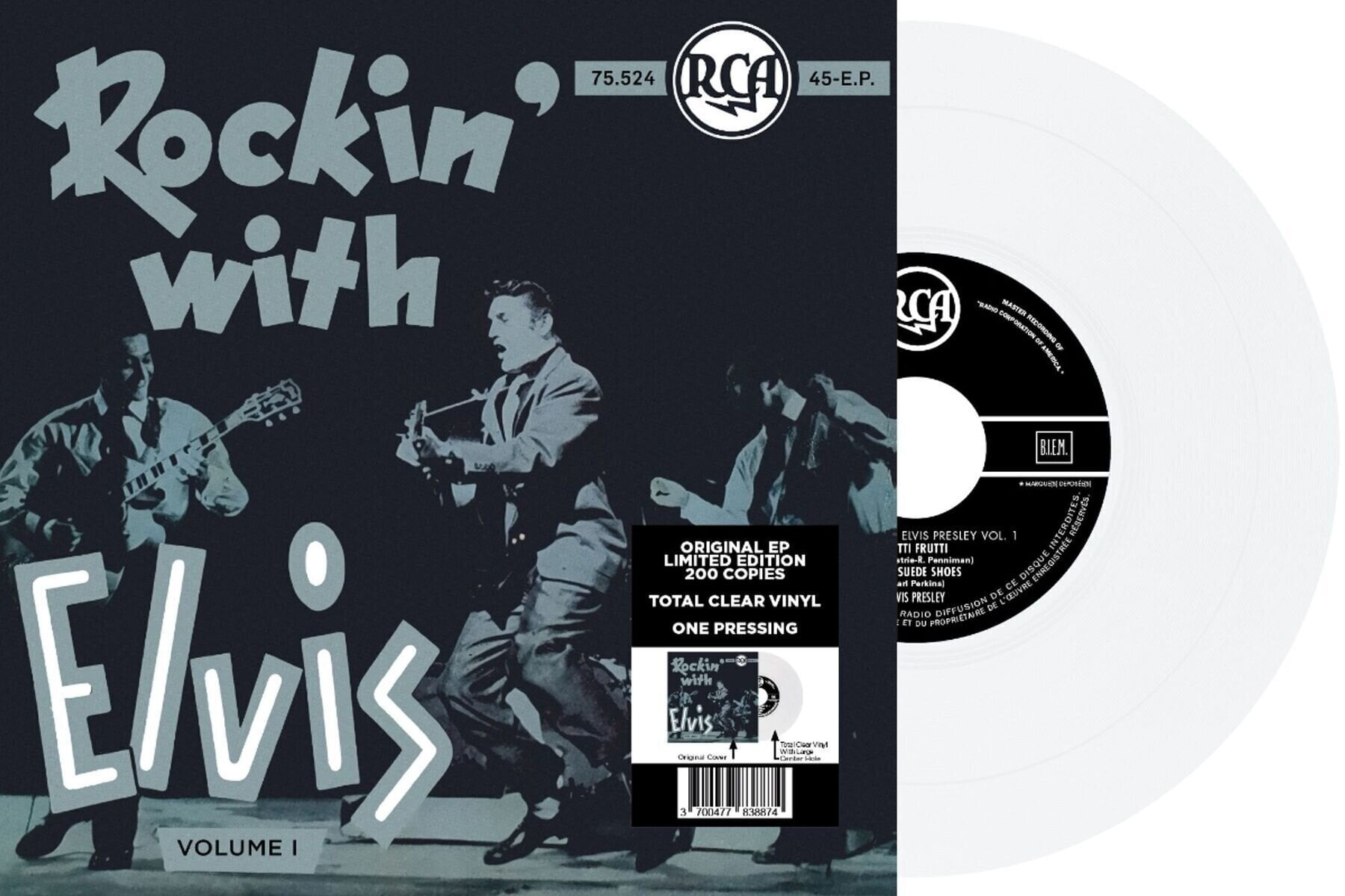 Vinylplade Elvis Presley - Rockin' With Elvis (Limited Edition) (Clear Coloured) (LP)
