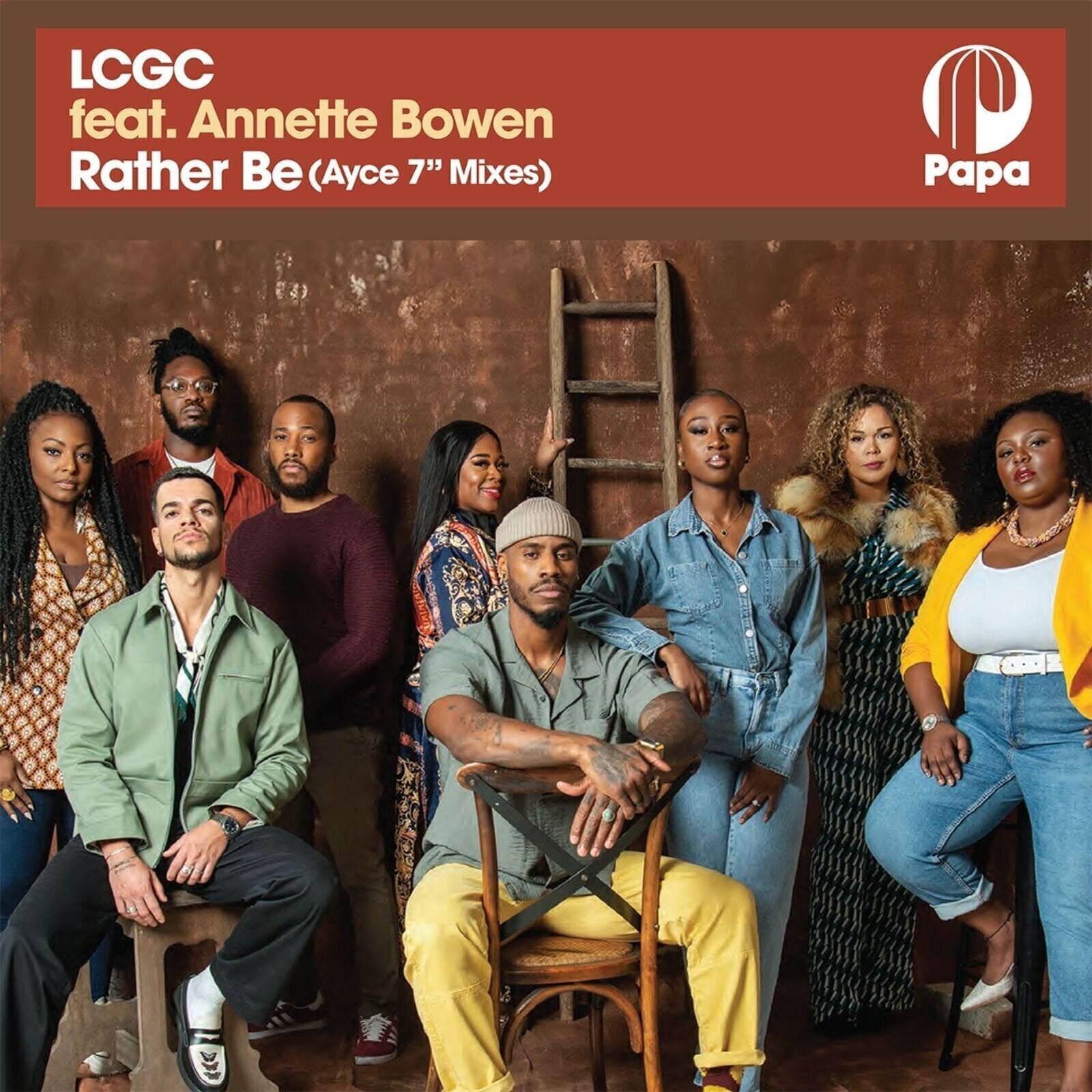 LP LCGC & Annette Bowen & Annette Bowen - Rather Be (Ayce 7" Mixes) (Limited Edition) (LP)