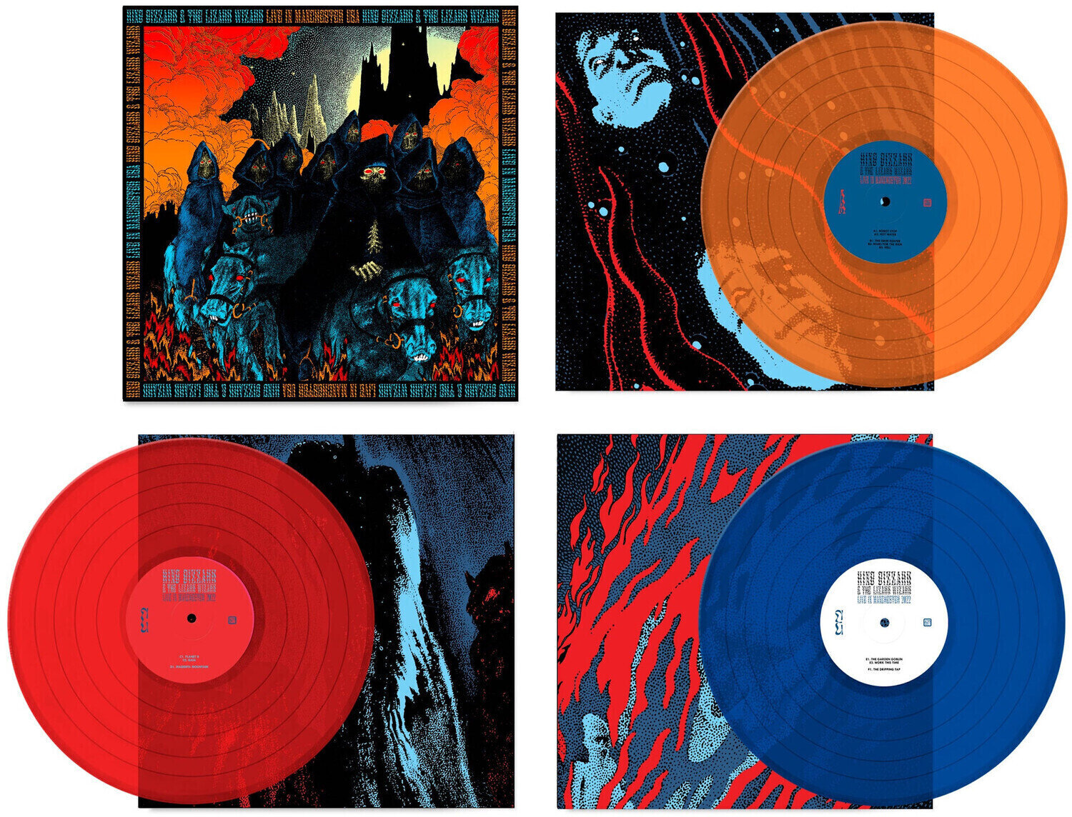 LP King Gizzard And The Lizard Wizard - Live In Manchester USA (Limited Edition) (Box Set) (180 g) (3 LP)