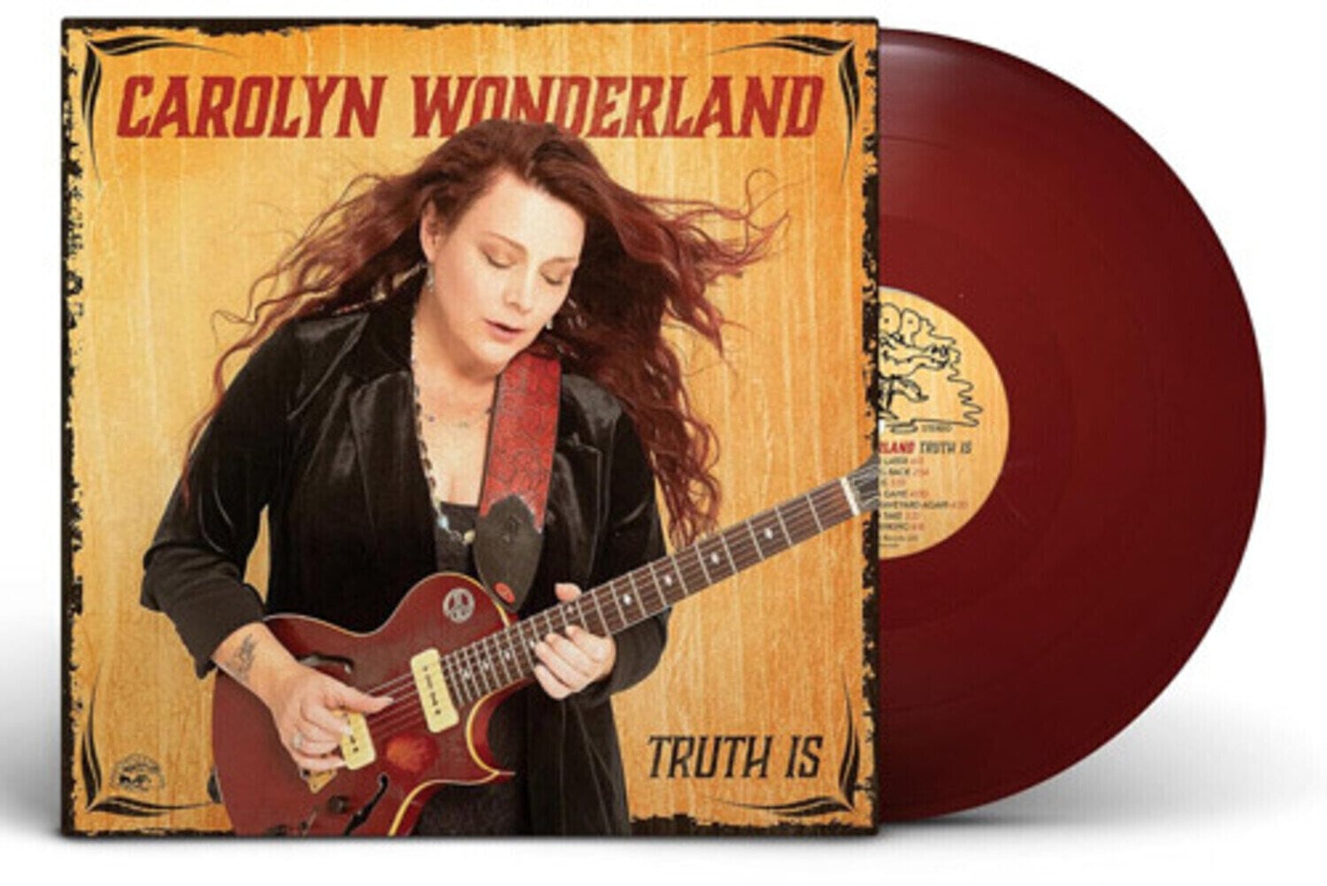 LP ploča Carolyn Wonderland - Truth Is (Maroon Coloured) (LP)