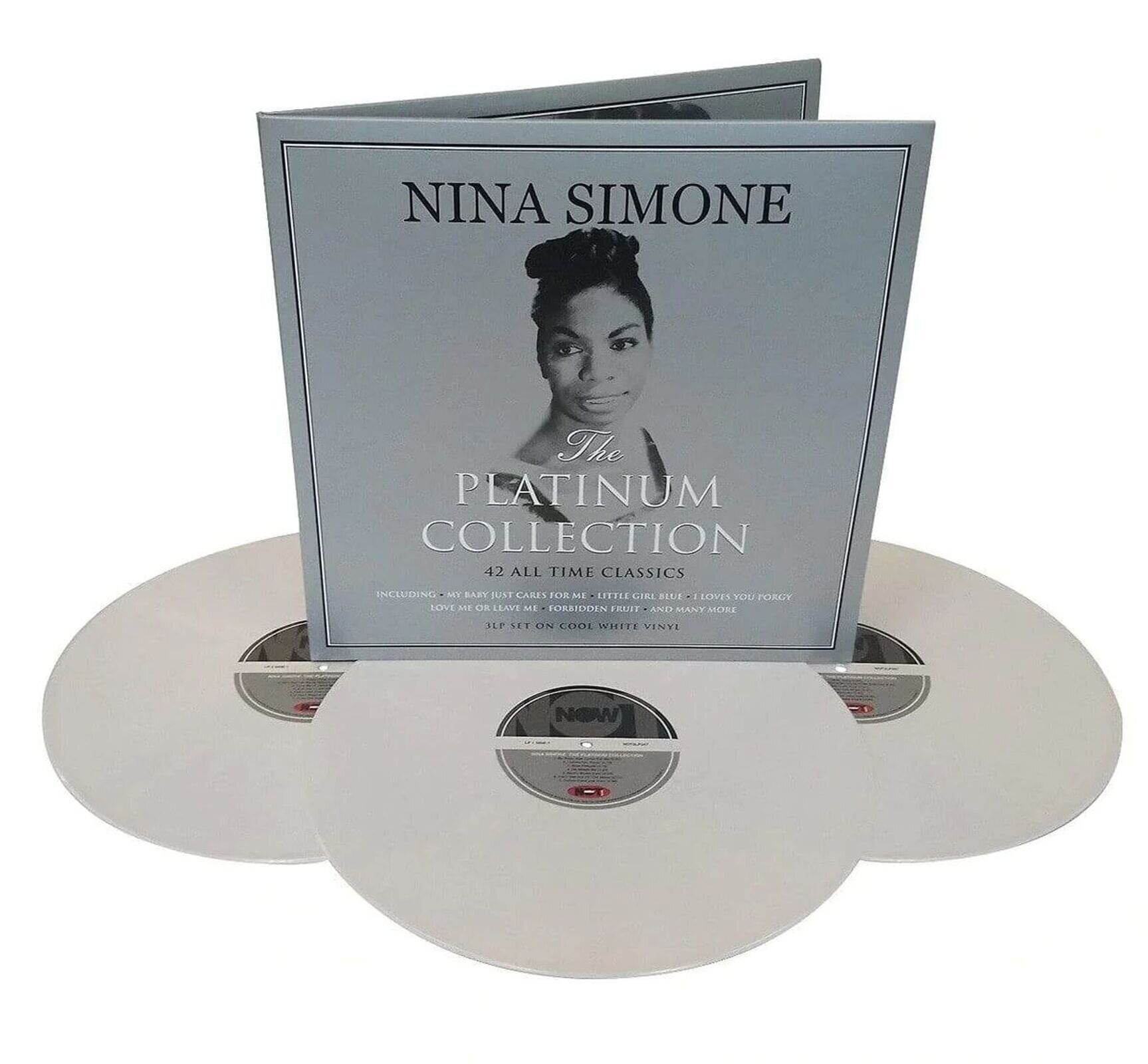 Vinylskiva Nina Simone - The Platinum Collection - 42 All Time Classics (Gatefold Sleeve) (White Coloured) (3 LP)