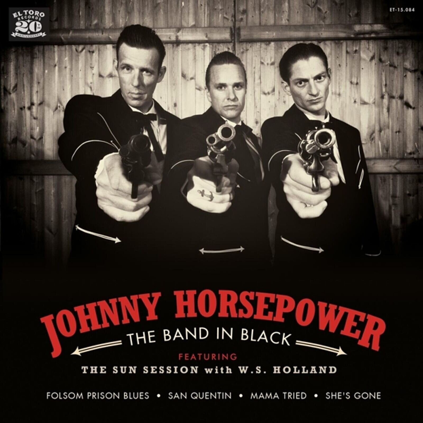Disque vinyle Johnny Horsepower - The Band In Black (Limited Edition) (EP)
