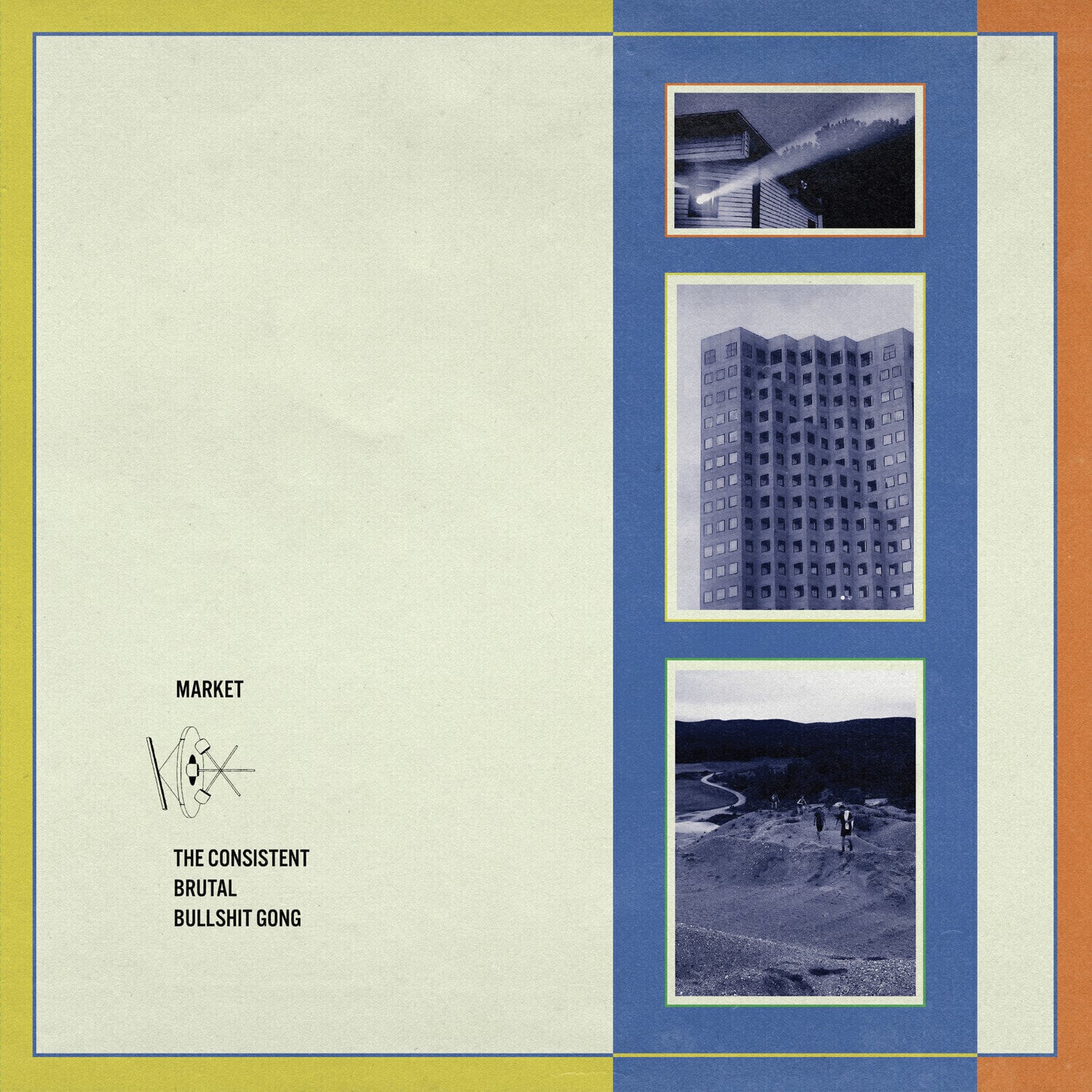 Vinylplade Market - The Consistent Brutal Bullshit Gong (Limited Edition) (Dark Blue Coloured) (LP)