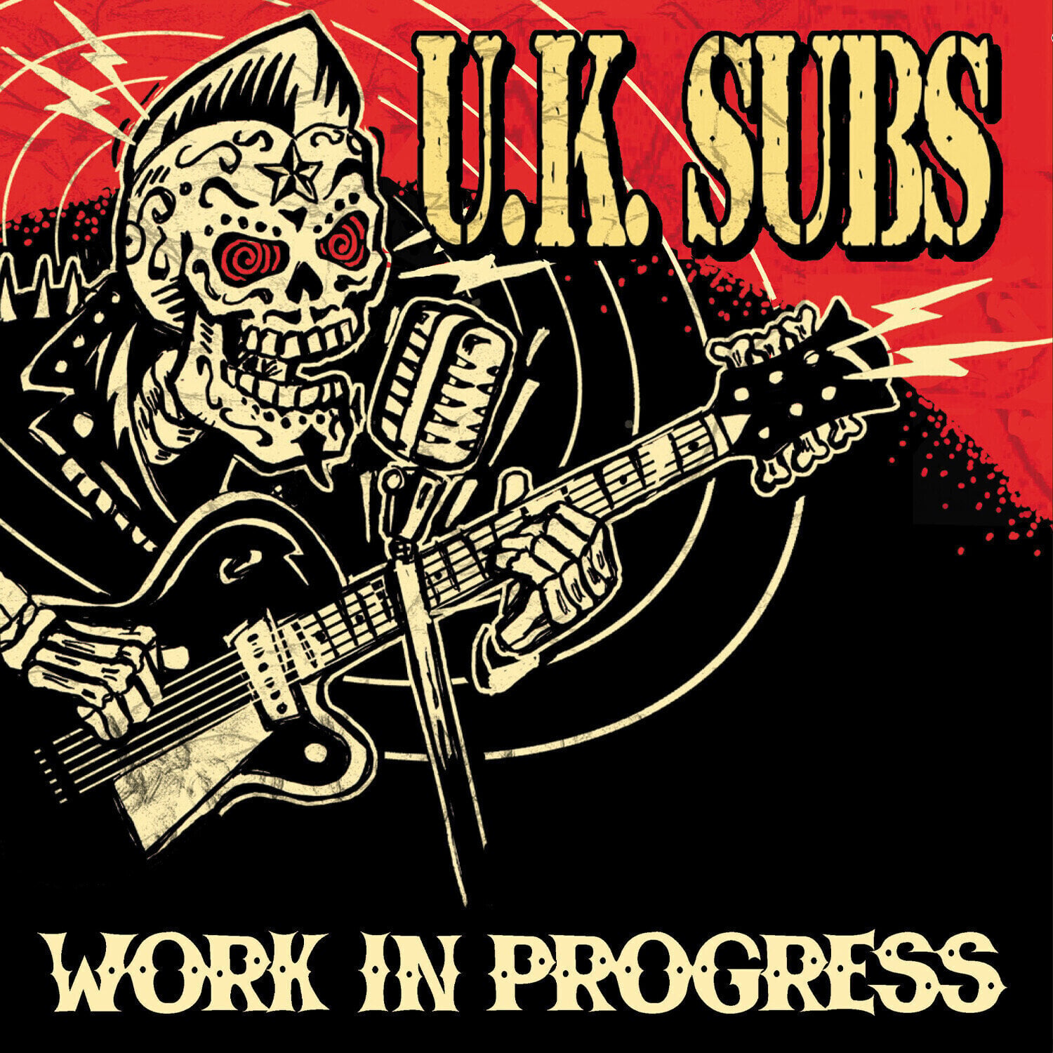 Vinylplade UK Subs - Work In Progress (Gatefold Sleeve) (Gold /Silver Coloured) (2 x 10")