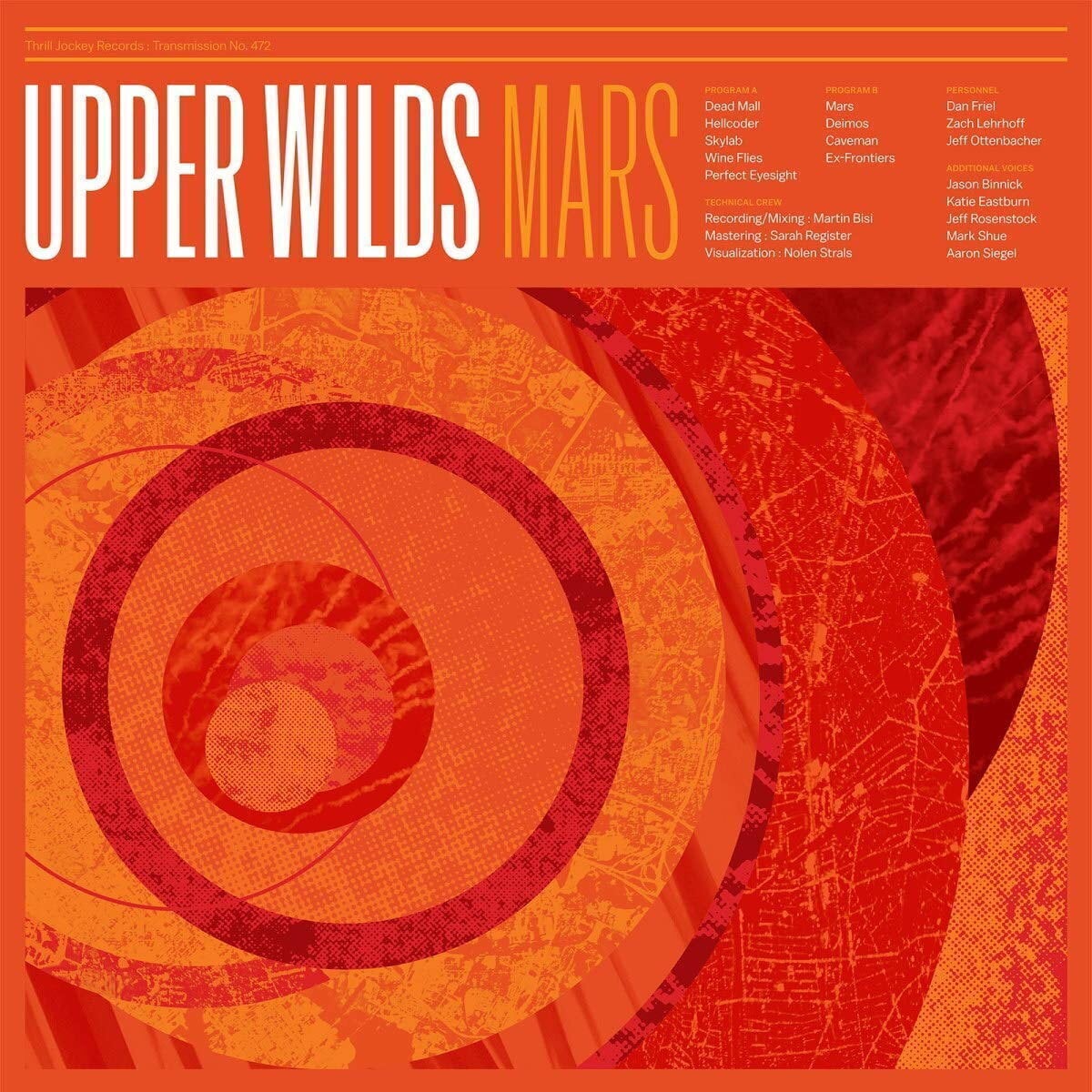 LP deska Upper Wilds - Mars (Limited Edition) (Orange Coloured) (LP)
