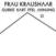 Schallplatte Frau Kraushaar - Gurke Kartoffel Ahnung (Limited Edition) (LP)