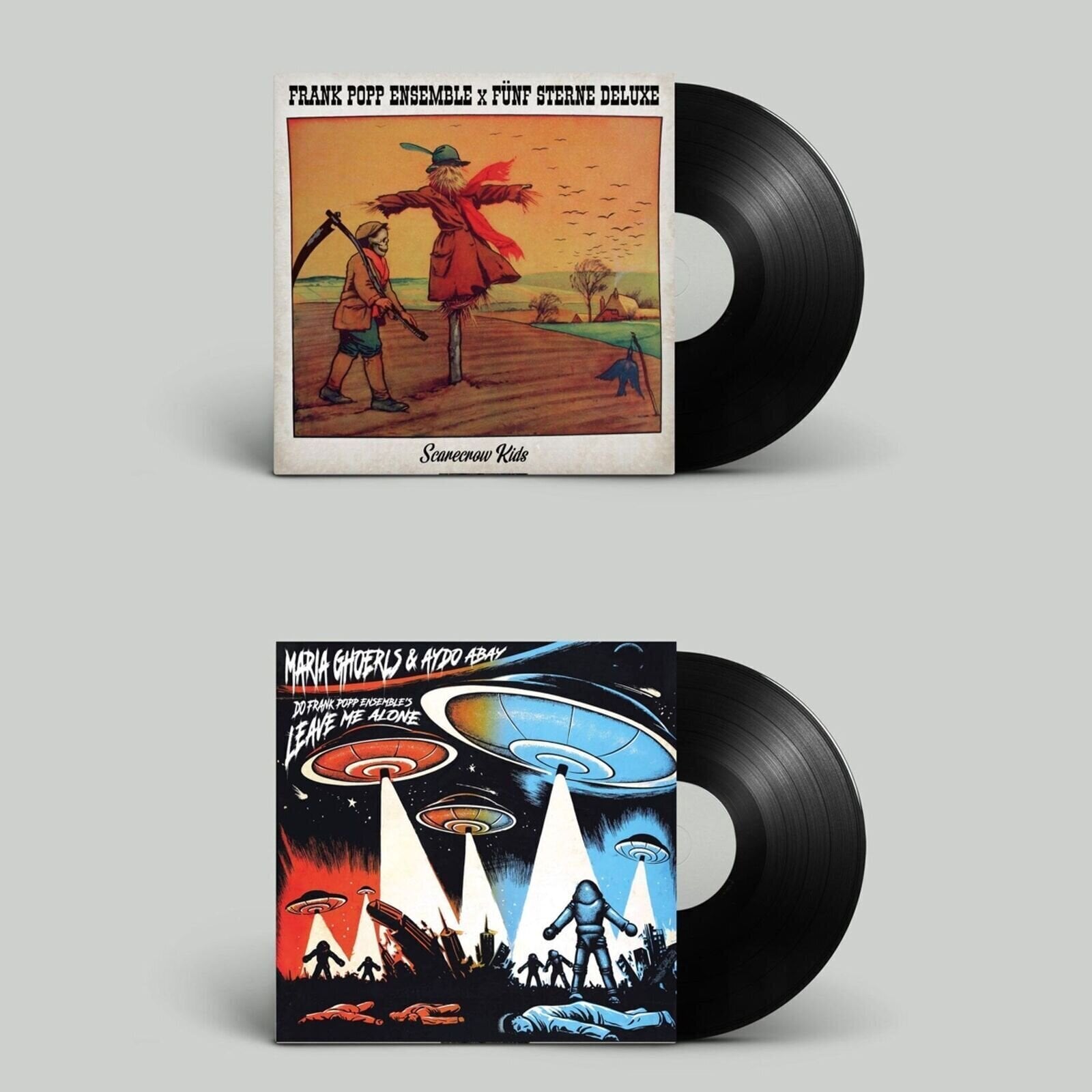 Vinyl Record Frank Popp - Frank Popp Ensemble X Fuenf Sterne Deluxe (LP)