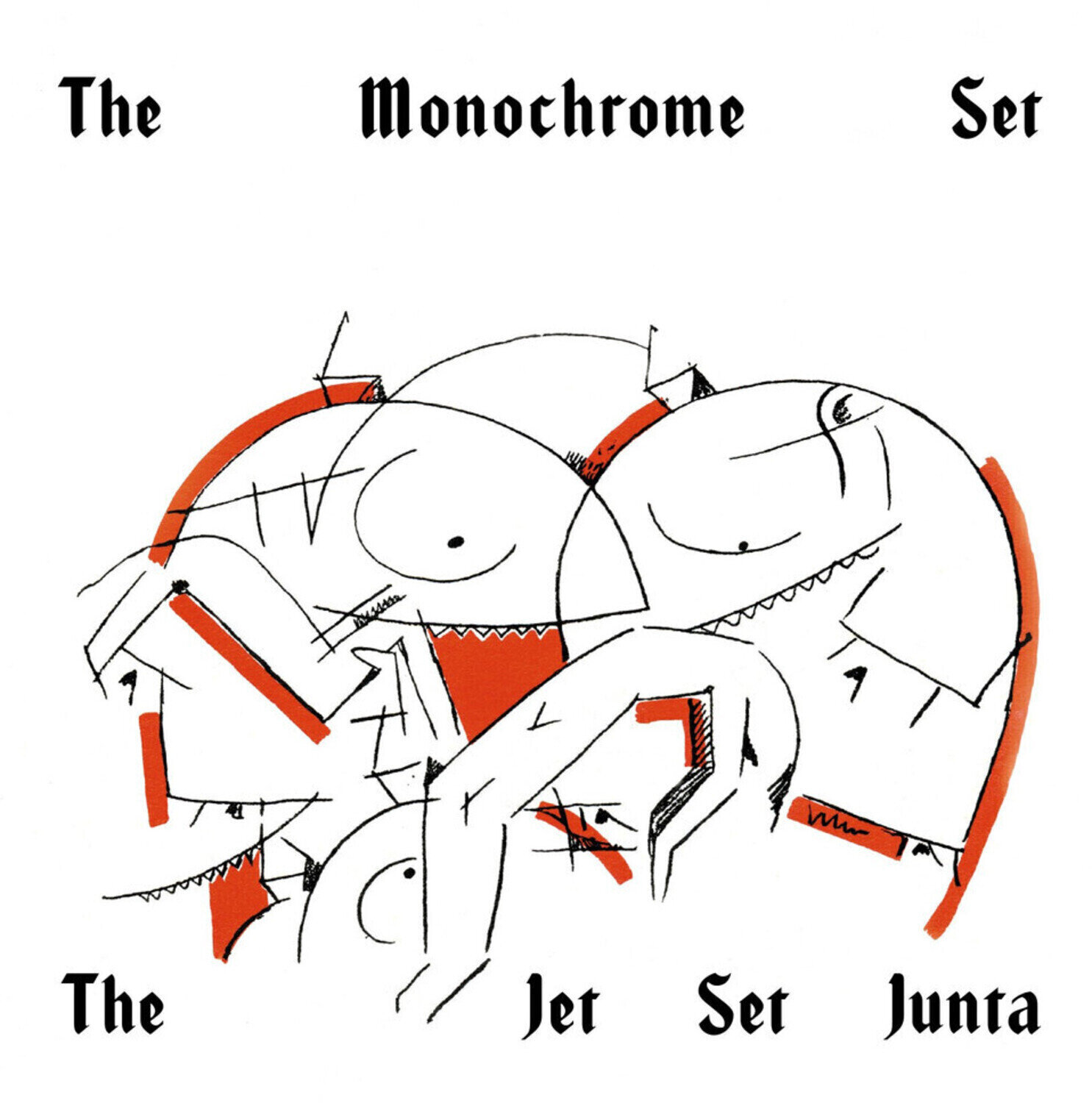 LP ploča The Monochrome Set - The Jet Set Junta (Limited Edition) (Red Coloured) (7")