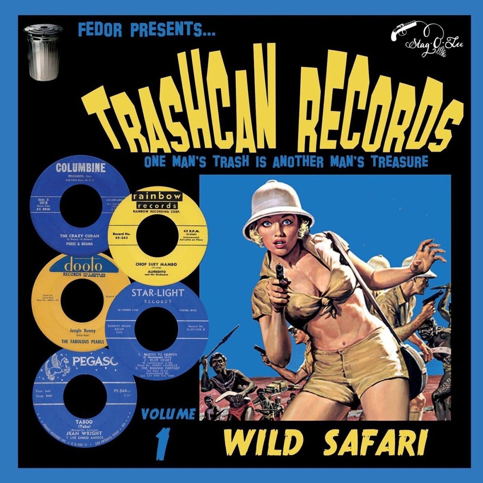 LP Various Artists - Trashcan Records Volume 1 - Wild Safari (LP)