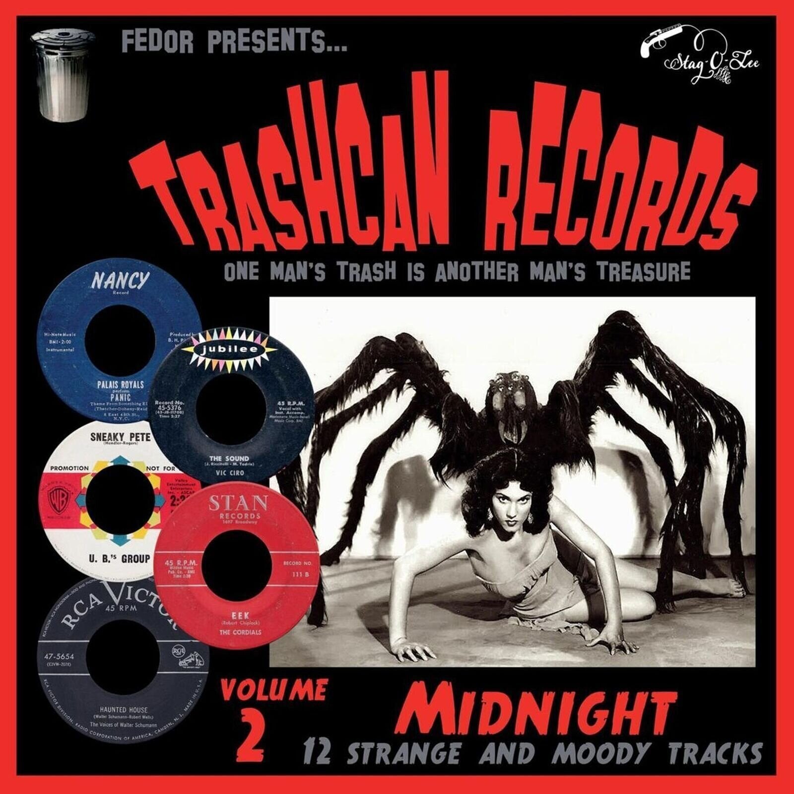 Disco in vinile Various Artists - Trashcan Records Volume 2 - Midnight (10")