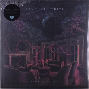 LP Conchúr White - Swirling Violets (Limited Edition) (Sea Blue Coloured) (LP) - 1