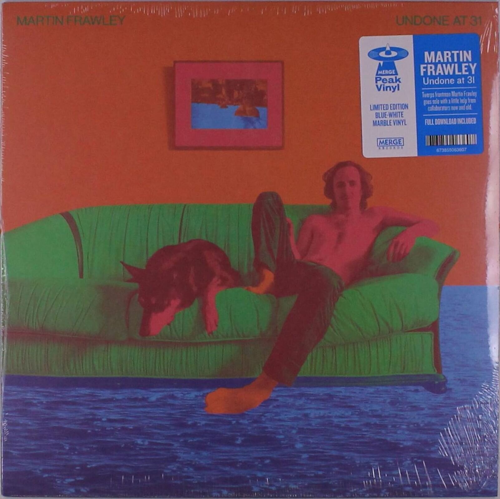 LP deska Marty Frawley - Undone at 31 (Limited Edition) (Blue-white Marble Coloured) (LP)