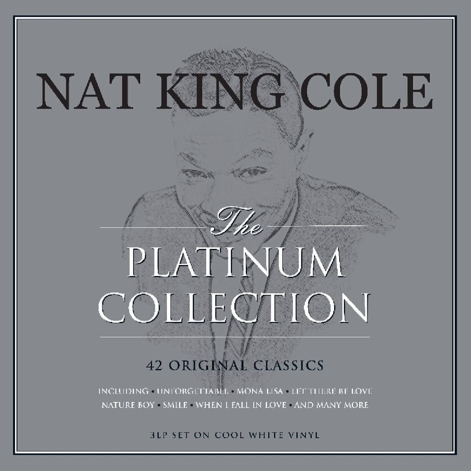 Vinylskiva Nat King Cole - The Platinum Collection (Gatefold Sleeve) (High Quality) (White Coloured) (3 LP)