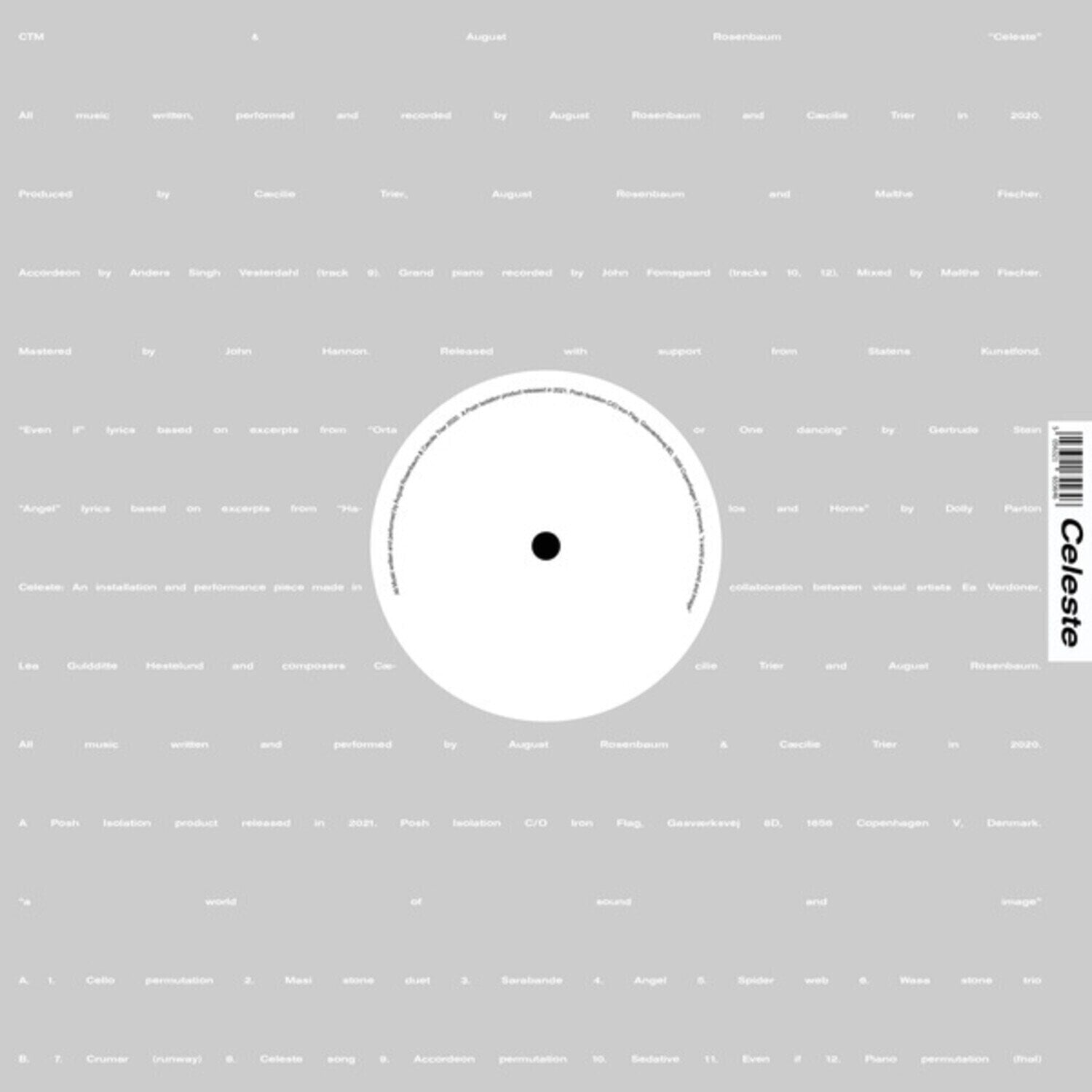 Hanglemez CTM & August Rosenbaum - Celeste (LP)