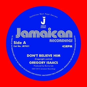 Disco de vinil Gregory Isaacs - Don't Believe Him/Version (LP) - 1