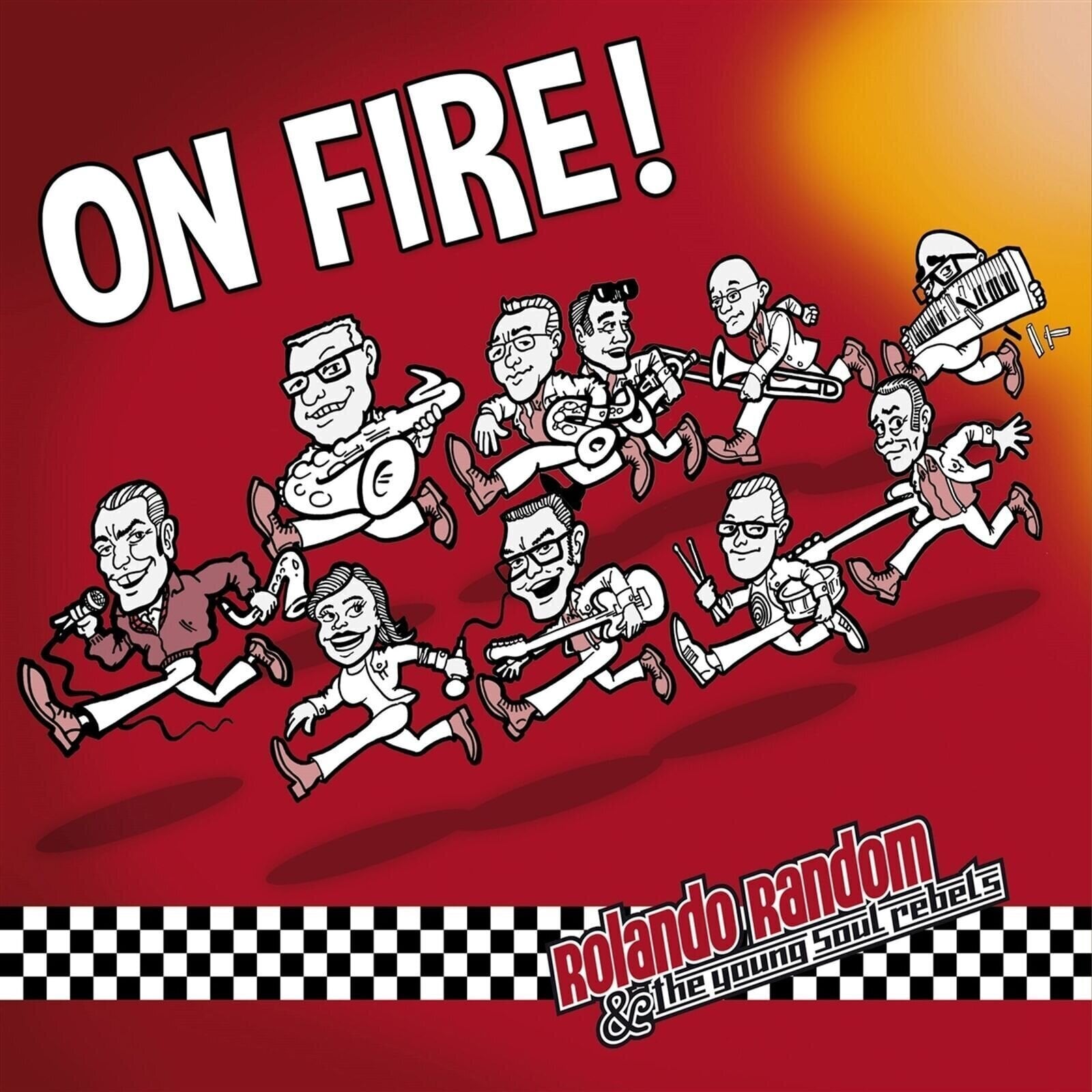 Vinylplade Rolando Random & The Young Soul Rebels - On Fire! (LP)